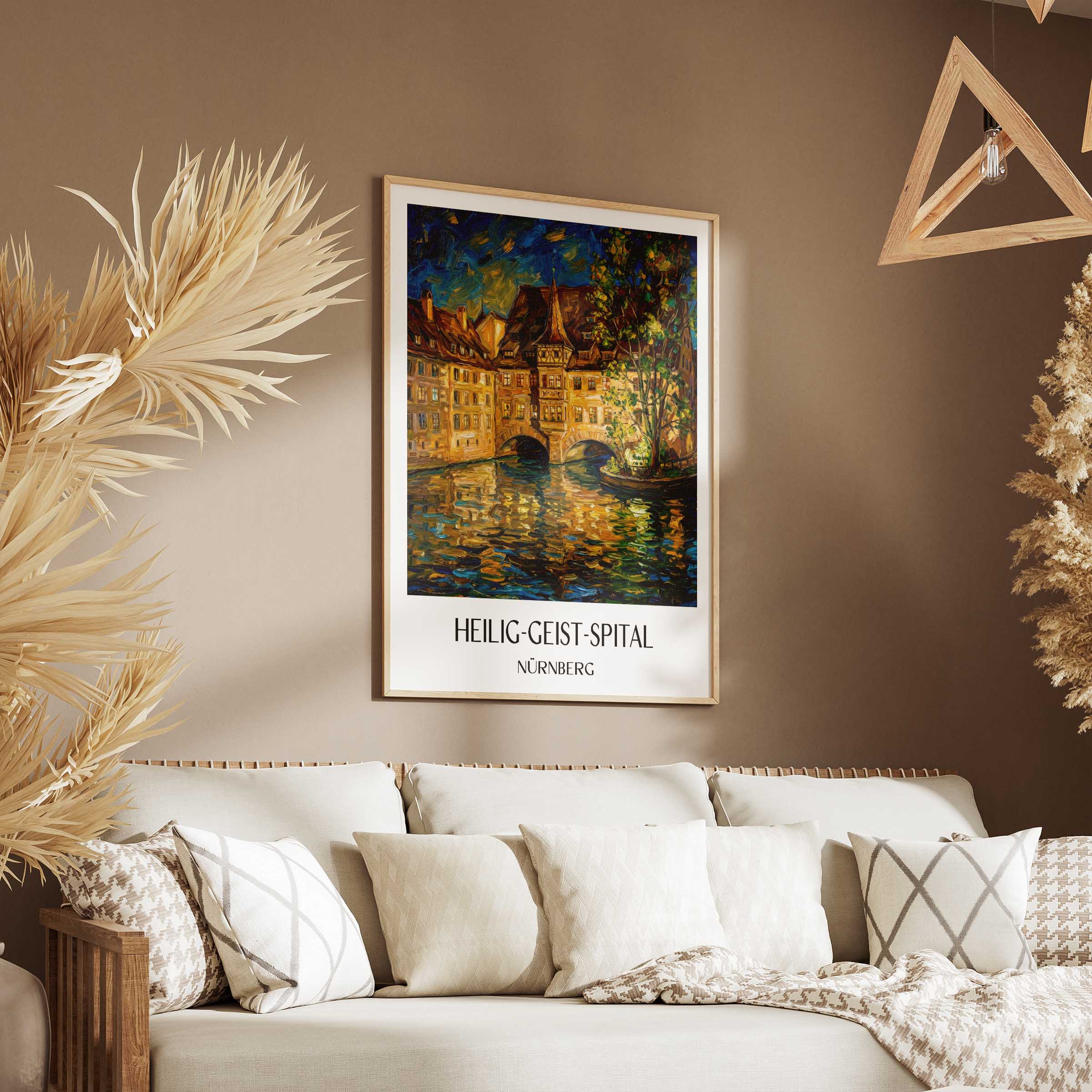 heilig-geist-spital-nürnberg-deutschland-poster-oil-painting-oelgemaelde