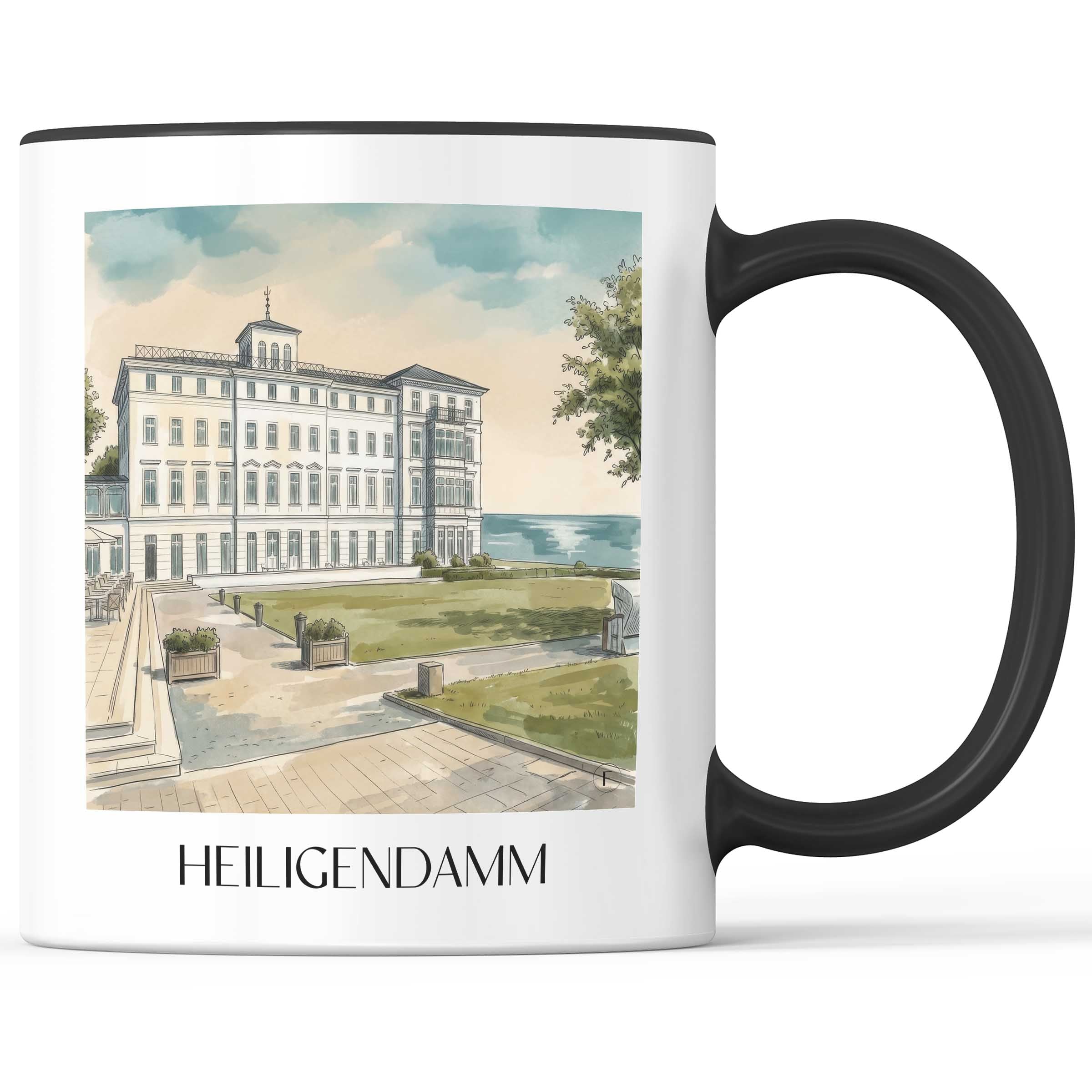 heiligendamm-mecklenburg-deutschland-kaffeebecher-aquarell
