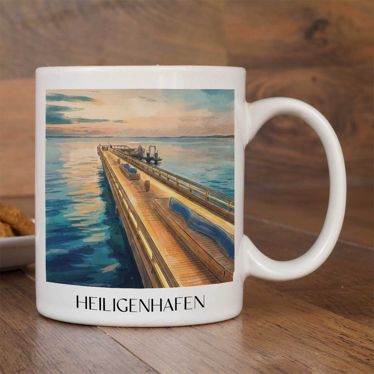 heiligenhafen-ostholstein-deutschland-kaffeebecher-aquarell