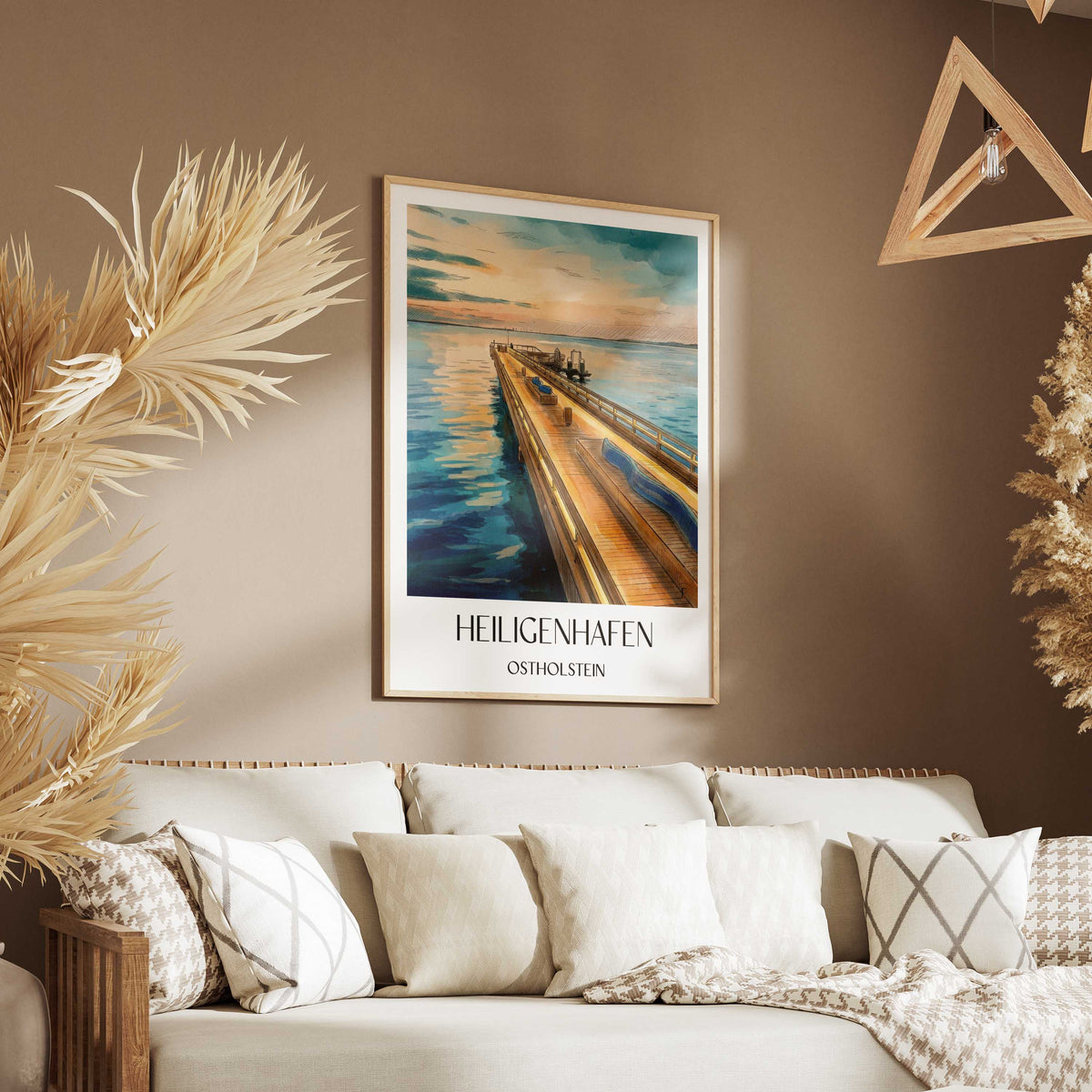 heiligenhafen-ostholstein-deutschland-poster-aquarell