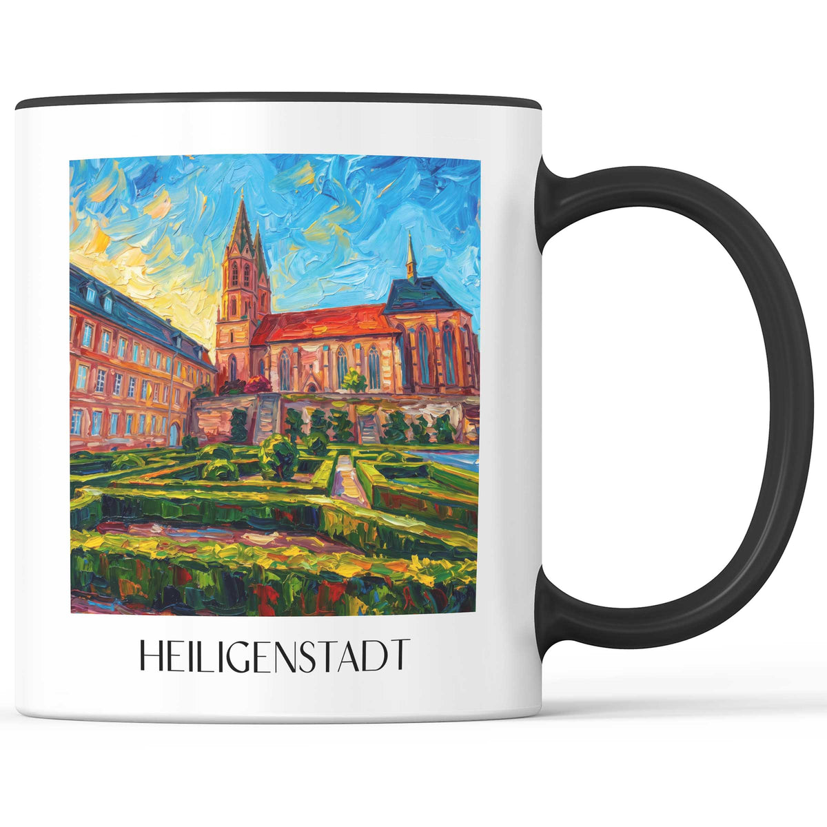 heiligenstadt-thüringen-deutschland-kaffeebecher-oil-painting-oelgemaelde