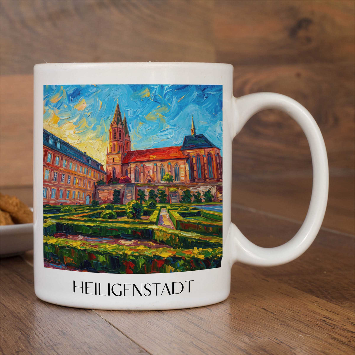 heiligenstadt-thüringen-deutschland-kaffeebecher-oil-painting-oelgemaelde