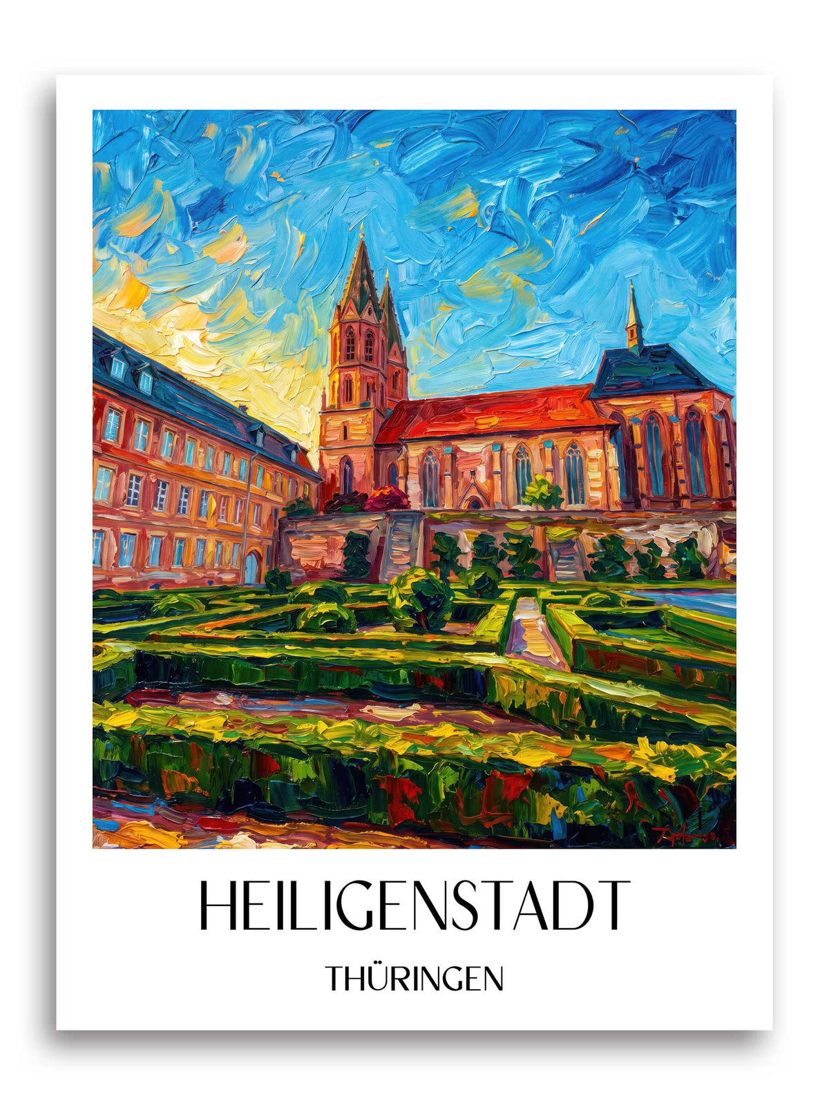 heiligenstadt-thüringen-deutschland-poster-oil-painting-oelgemaelde