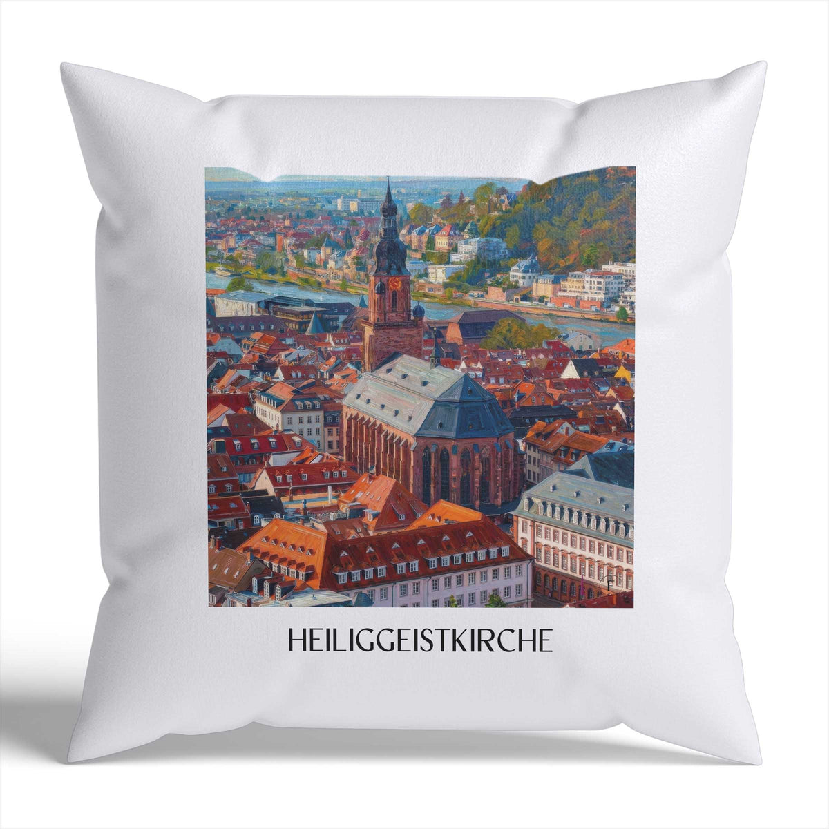 heiliggeistkirche-heidelberg-deutschland-kissenbezug-oil-painting-oelgemaelde