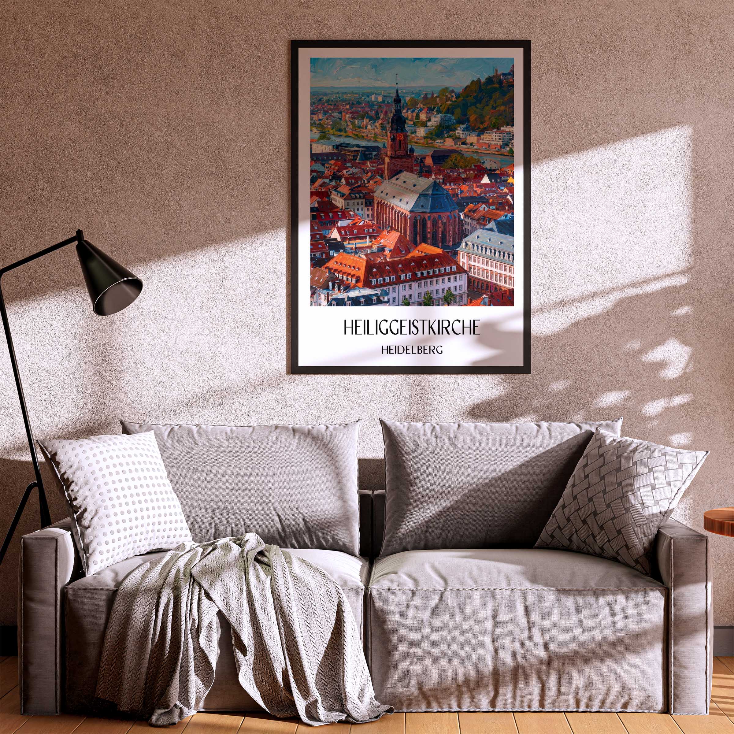 heiliggeistkirche-heidelberg-deutschland-poster-oil-painting-oelgemaelde