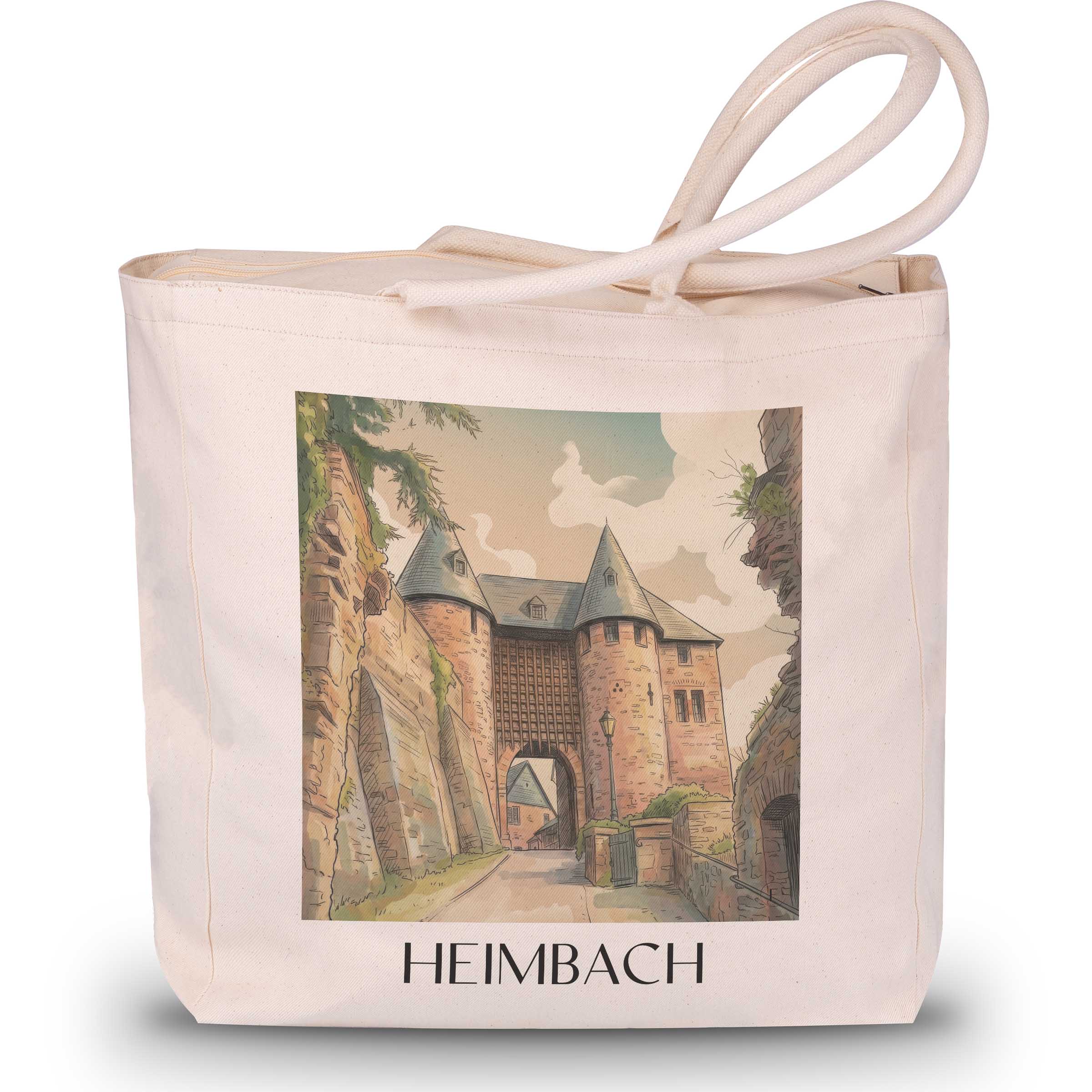 heimbach-eifel-deutschland-einkaufstasche-aquarell