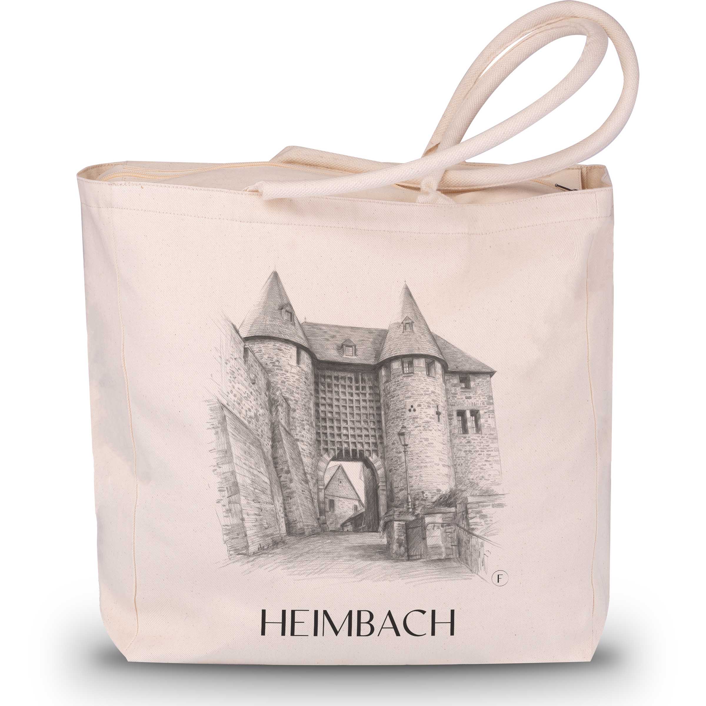 heimbach-eifel-deutschland-einkaufstasche-bleistift-zeichnung-drawing