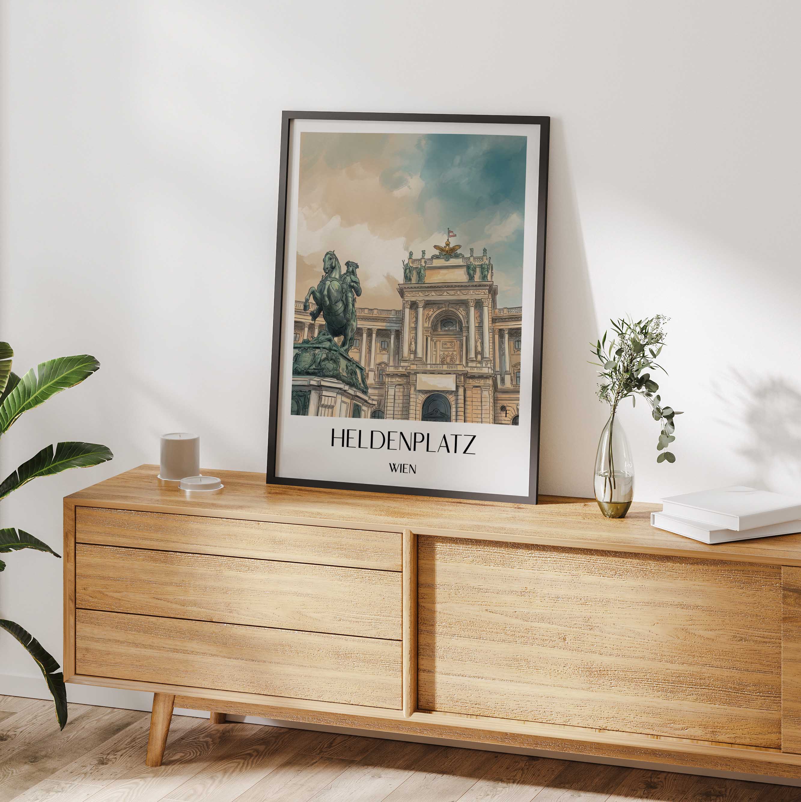 heldenplatz-wien-österreich-poster-aquarell