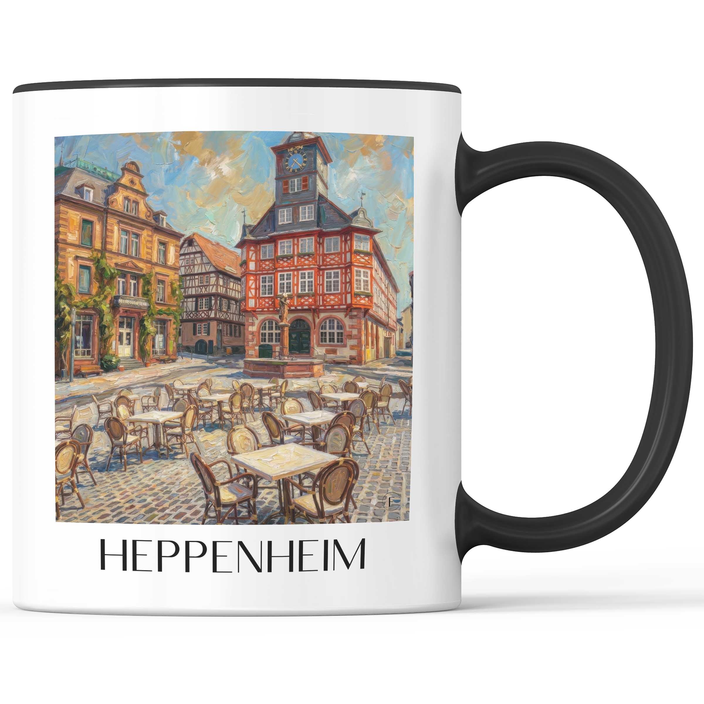 heppenheim-hessen-deutschland-kaffeebecher-oil-painting-oelgemaelde