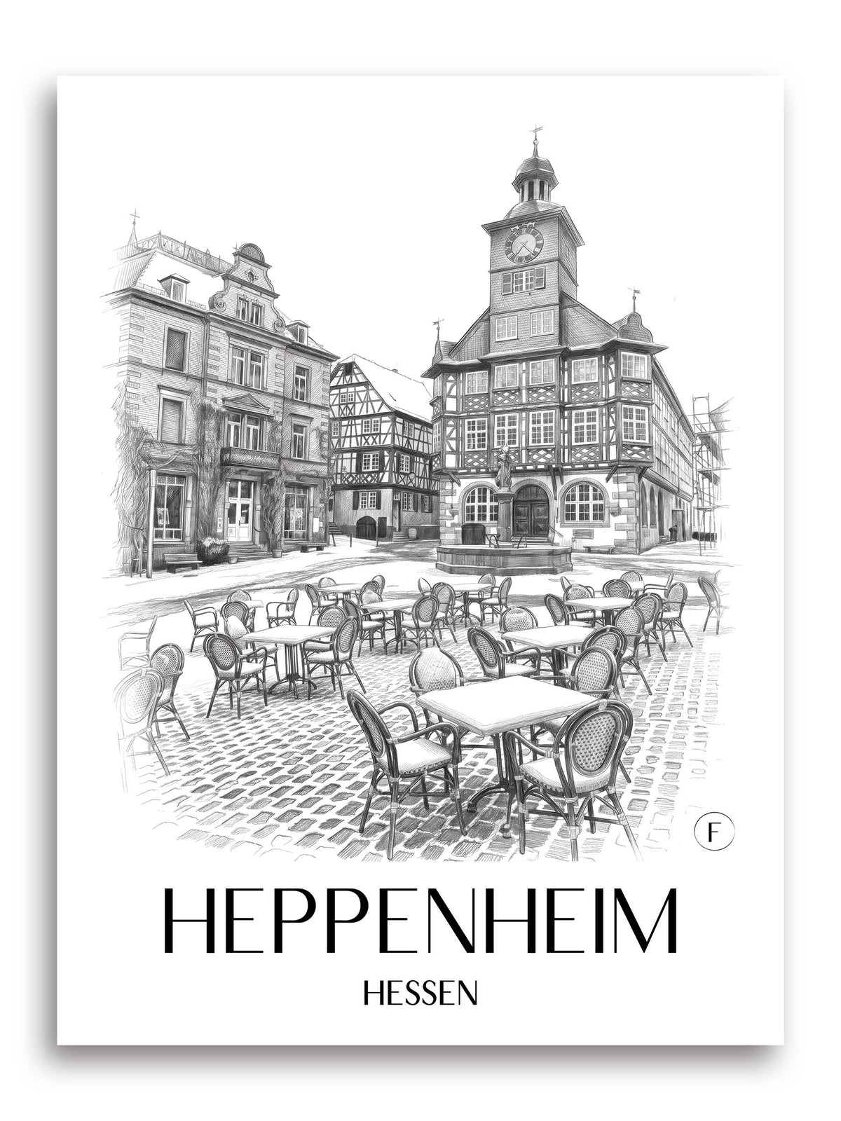 heppenheim-hessen-deutschland-poster-bleistift-zeichnung-drawing