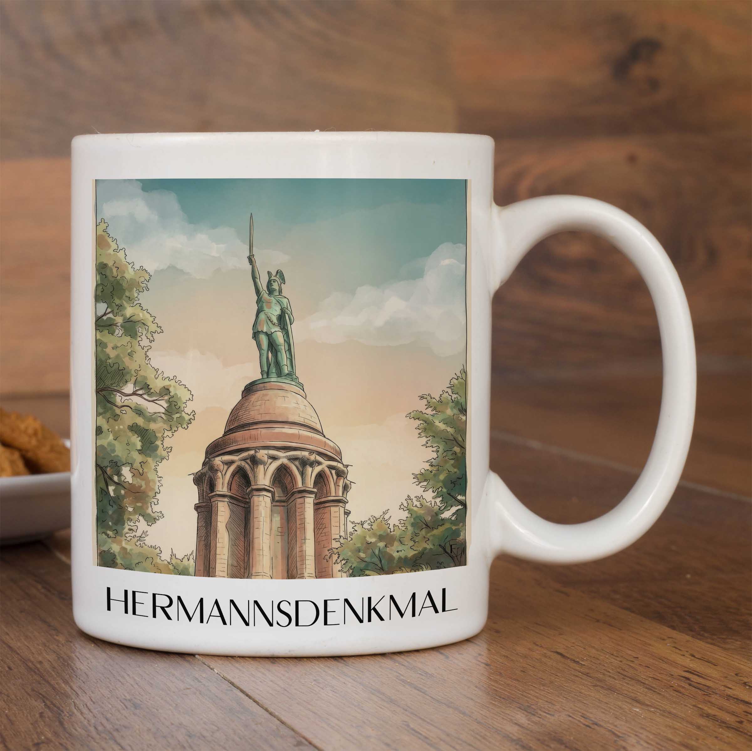 hermannsdenkmal-detmold-deutschland-kaffeebecher-aquarell