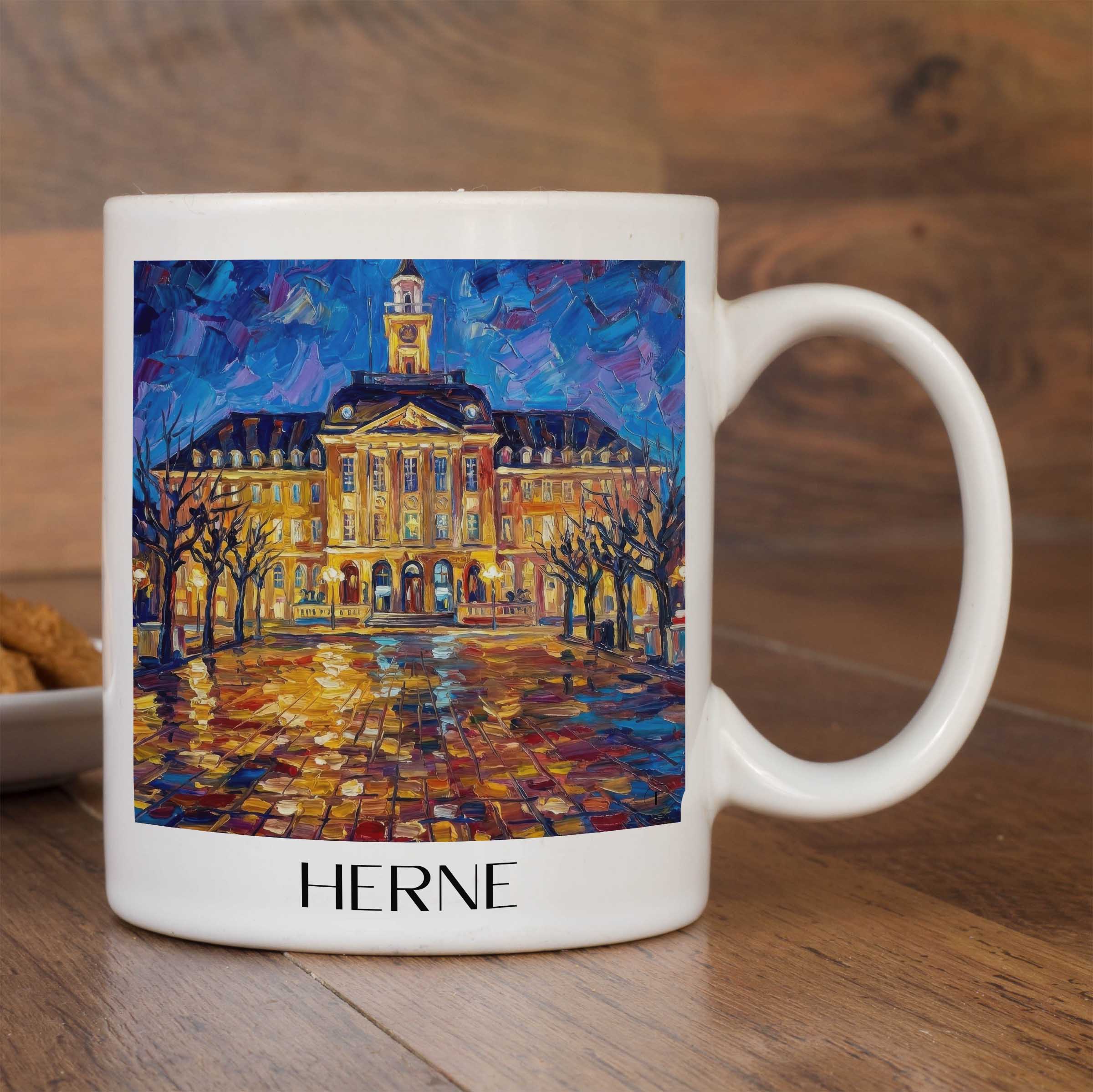 herne-ruhrgebiet-deutschland-kaffeebecher-oil-painting-oelgemaelde