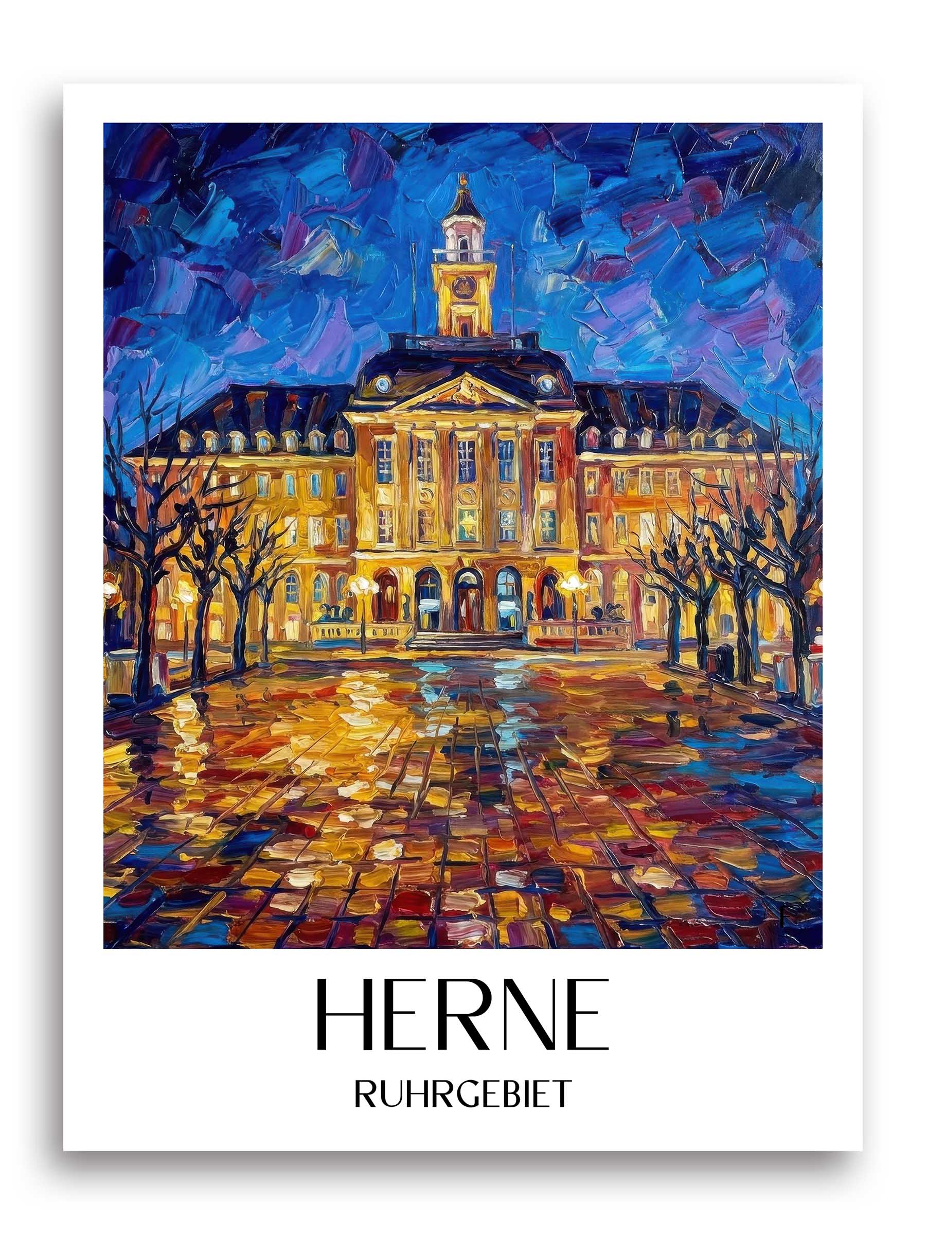 herne-ruhrgebiet-deutschland-poster-oil-painting-oelgemaelde