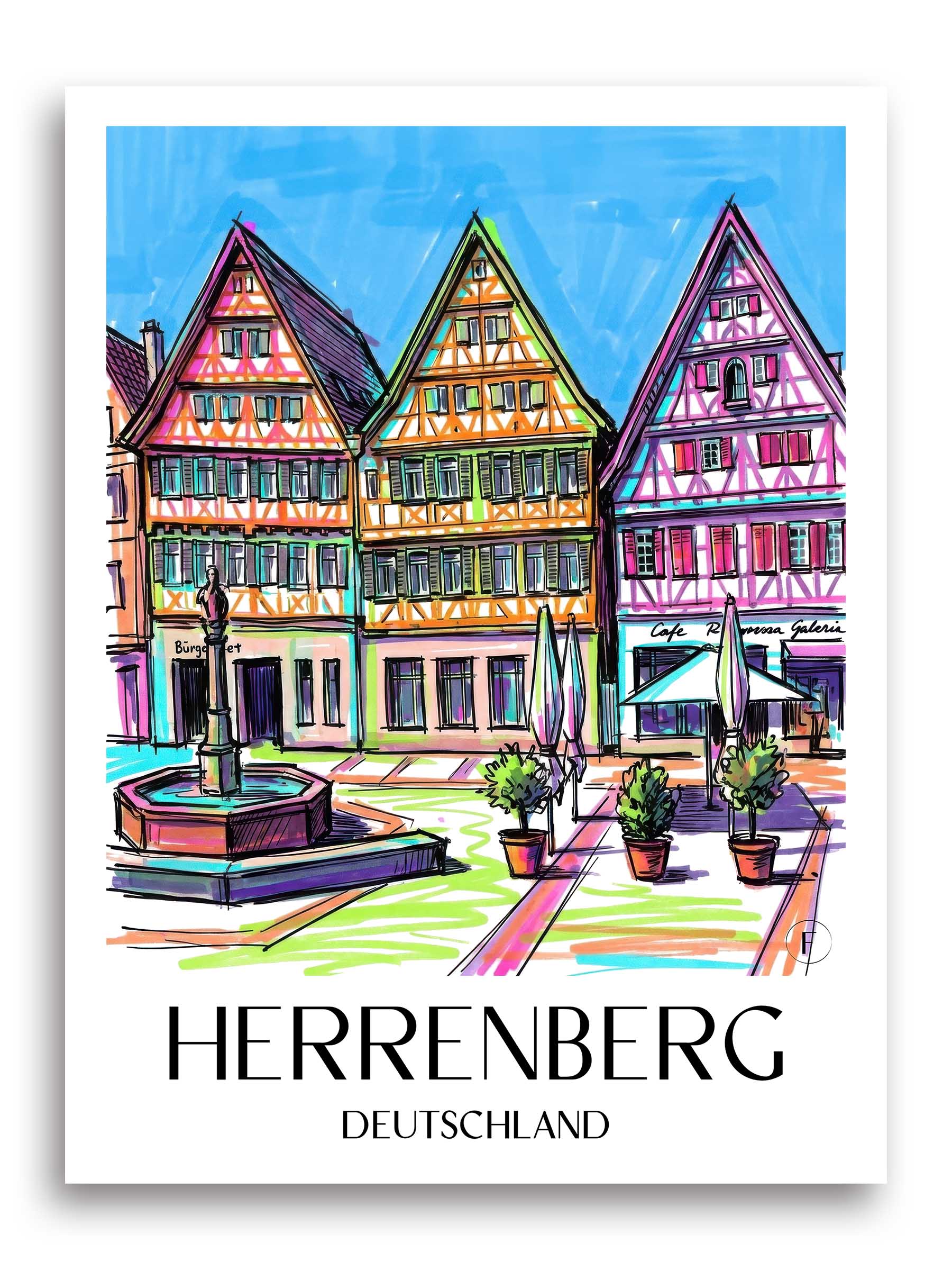herrenberg-deutschland-poster-graffiti