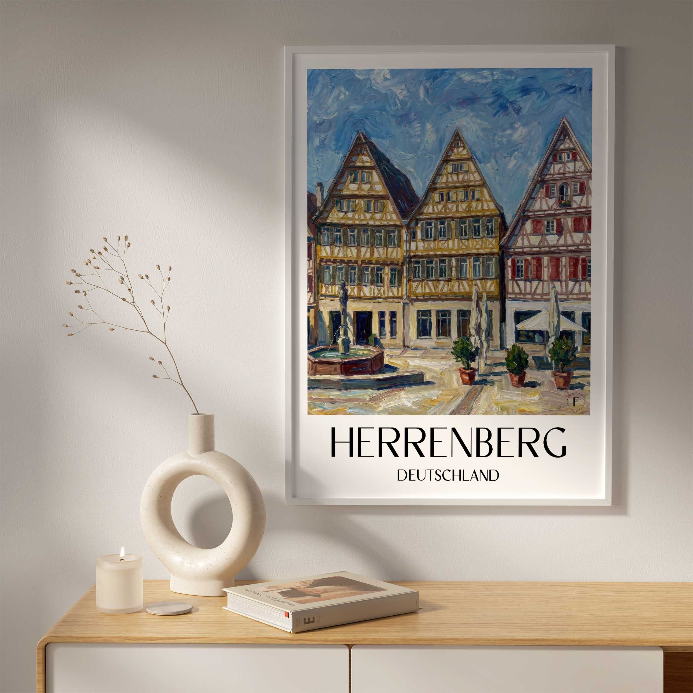 herrenberg-deutschland-poster-oil-painting-oelgemaelde