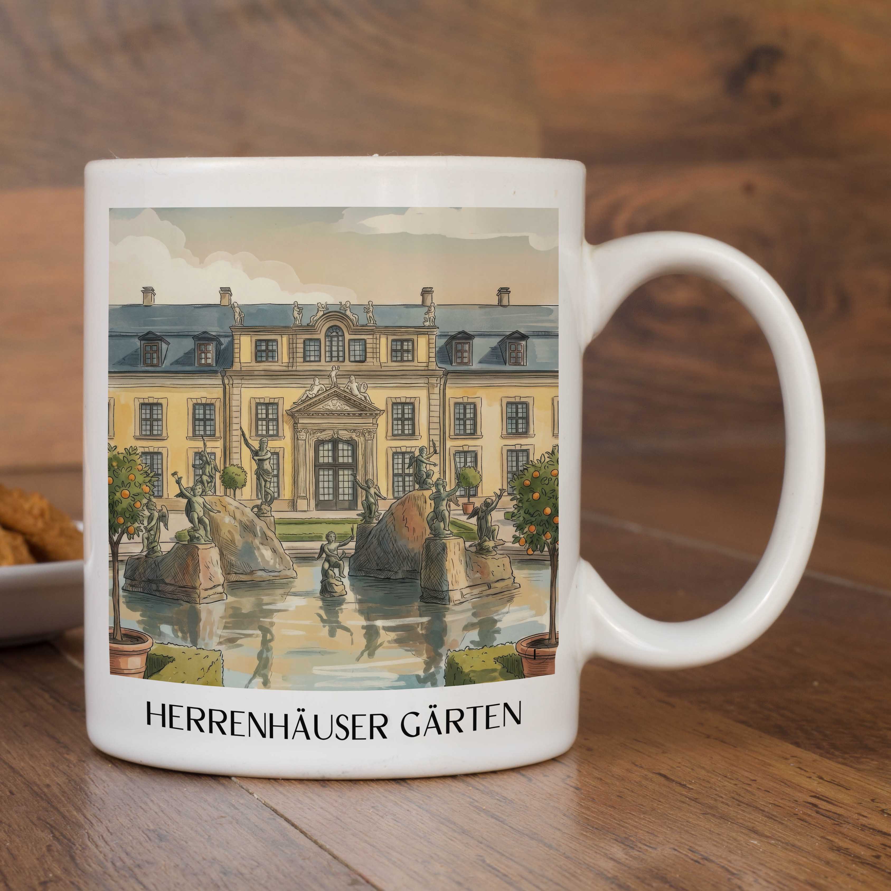 herrenhäuser-gärten-hannover-deutschland-kaffeebecher-aquarell