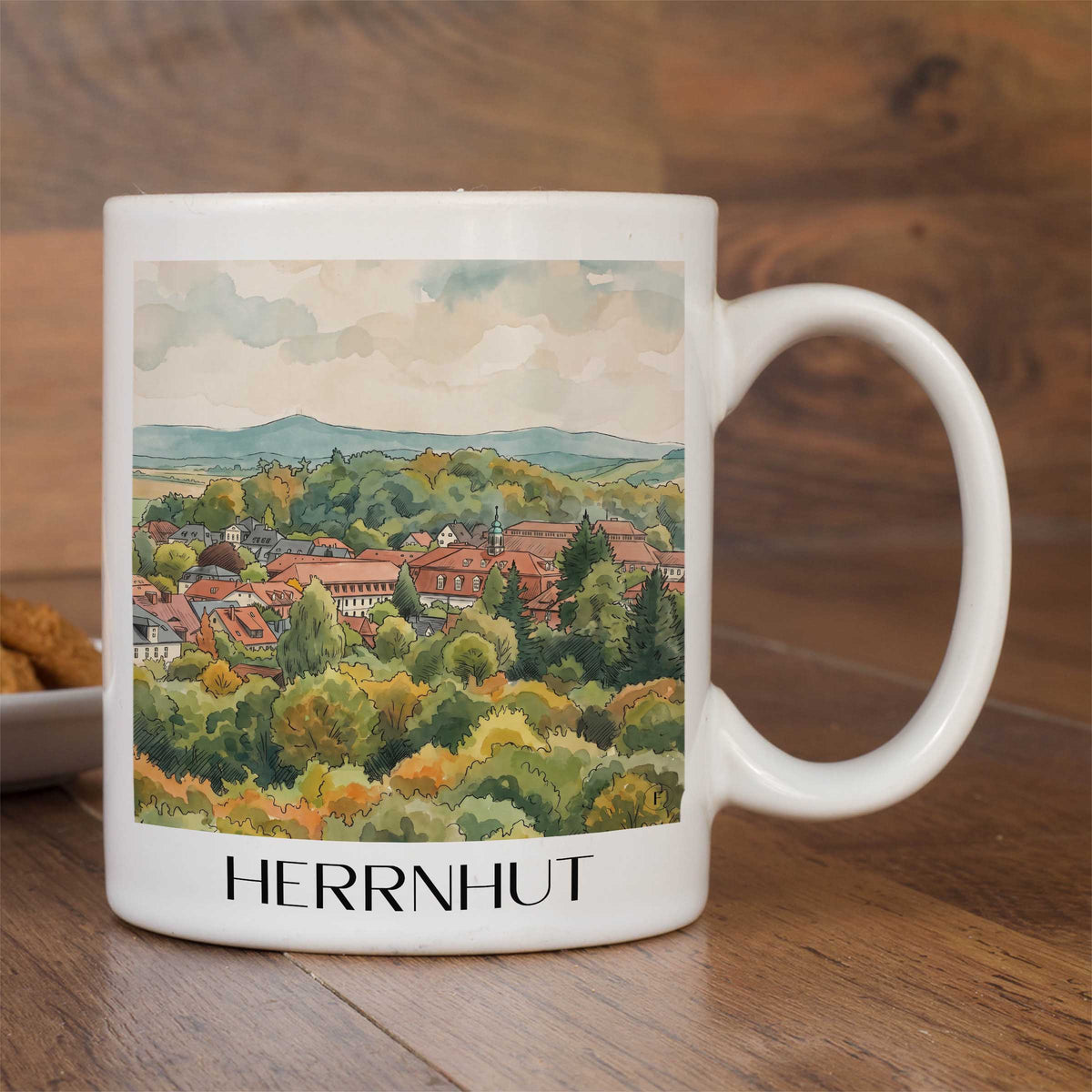 herrnhut-oberlausitz-deutschland-kaffeebecher-aquarell