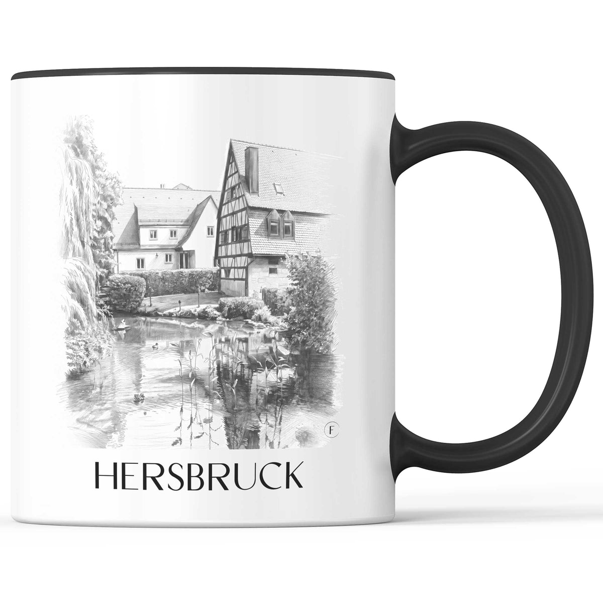 hersbruck-mittelfranken-deutschland-kaffeebecher-bleistift-zeichnung-drawing