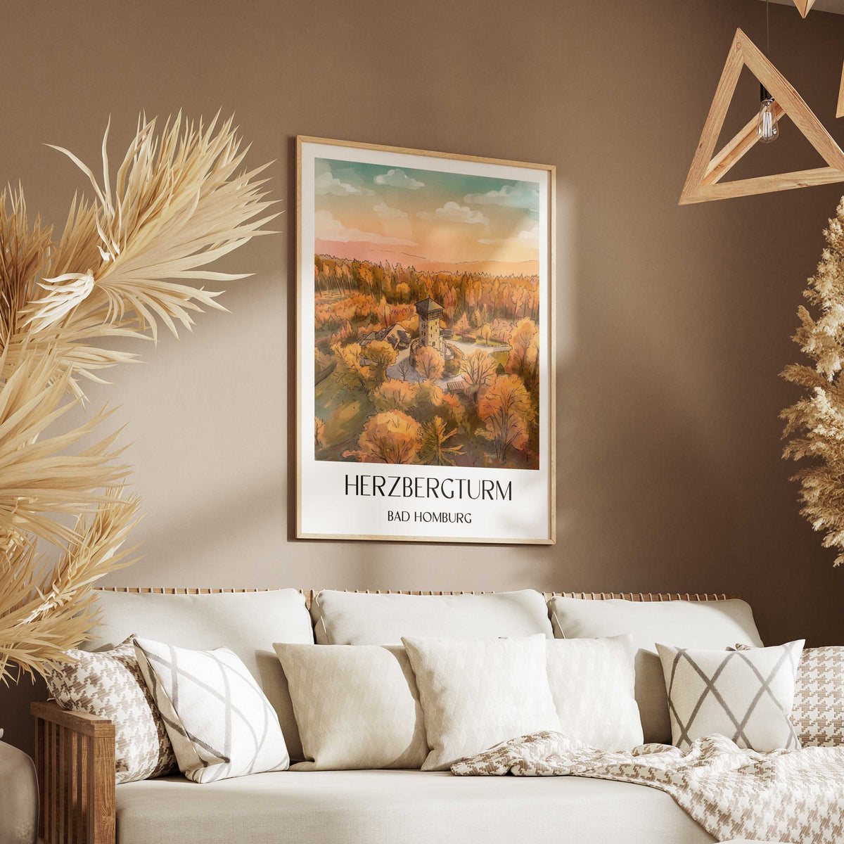 herzbergturm-bad-homburg-deutschland-poster-aquarell