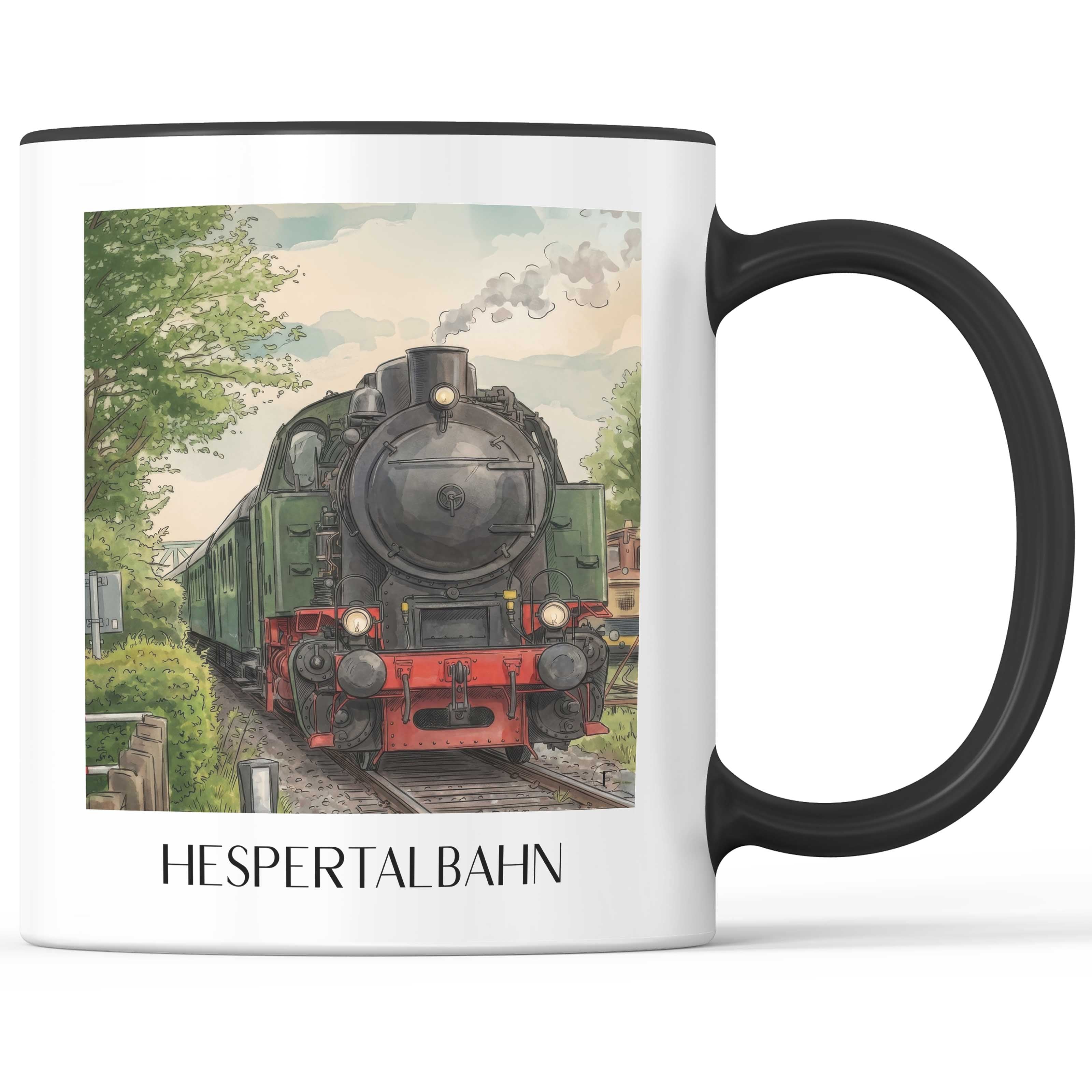 hespertalbahn-essen-deutschland-kaffeebecher-aquarell