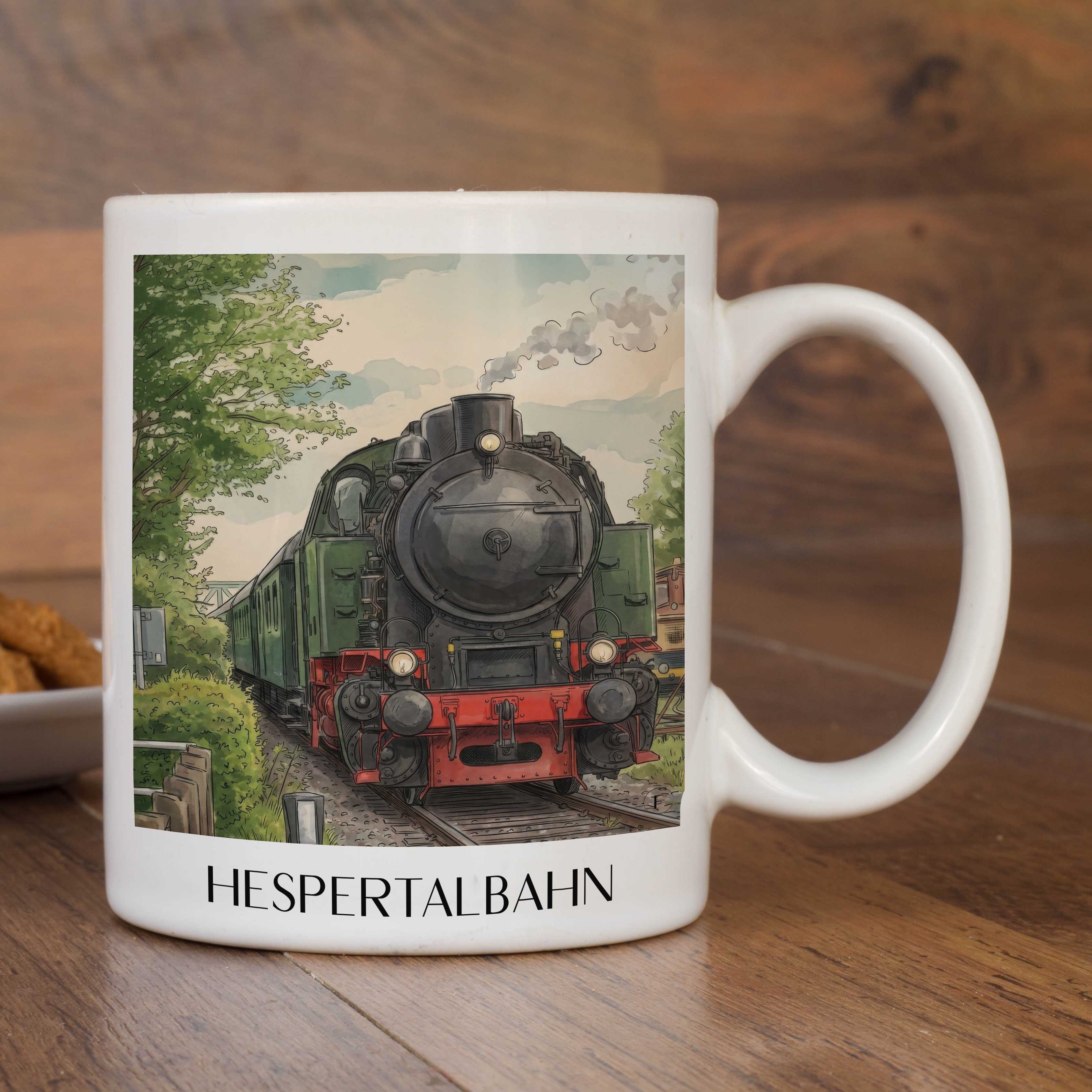hespertalbahn-essen-deutschland-kaffeebecher-aquarell