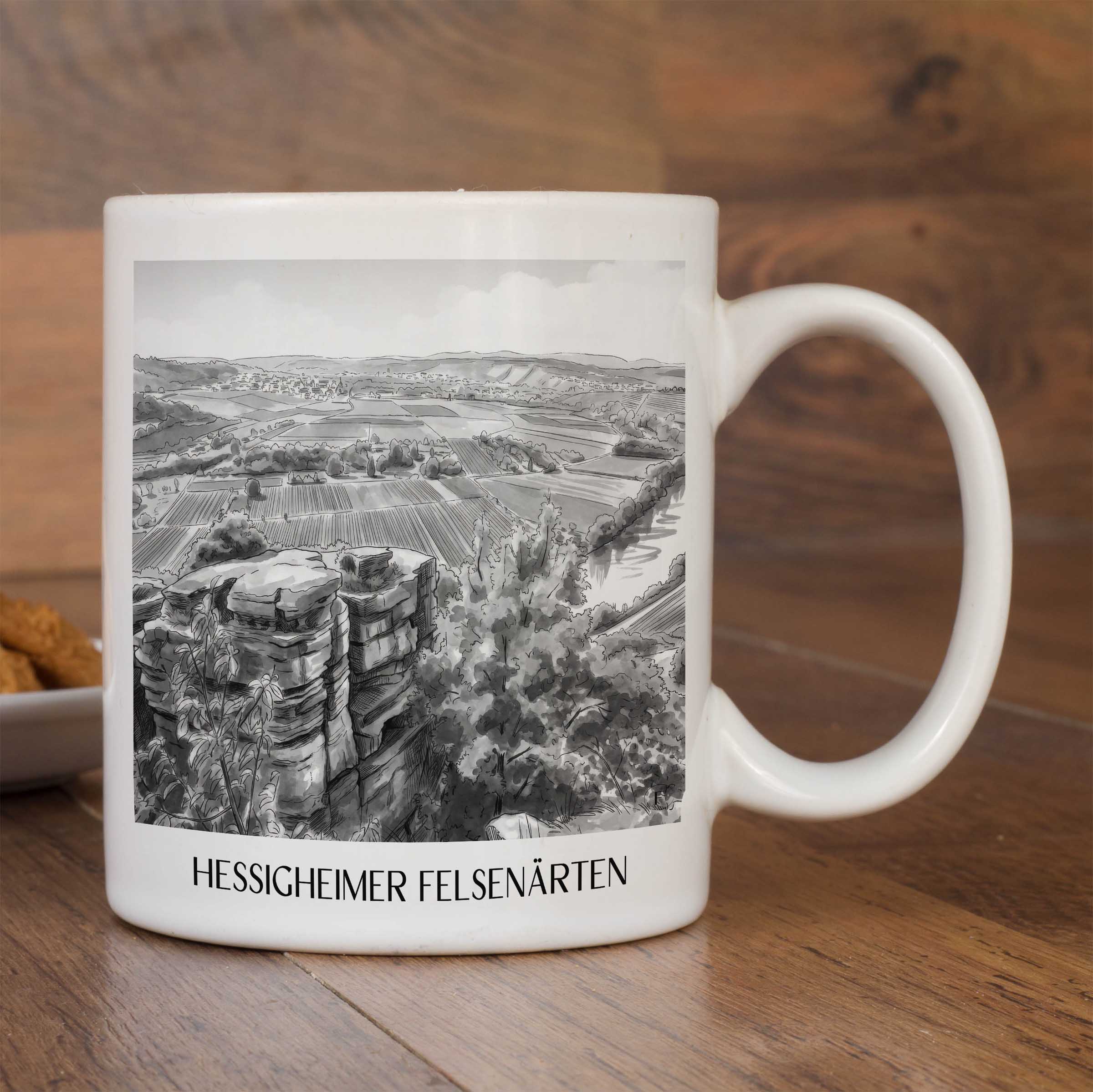 hessigheimer-felsenärten-neckartal-deutschland-kaffeebecher-aquarell-schwarz-weiss
