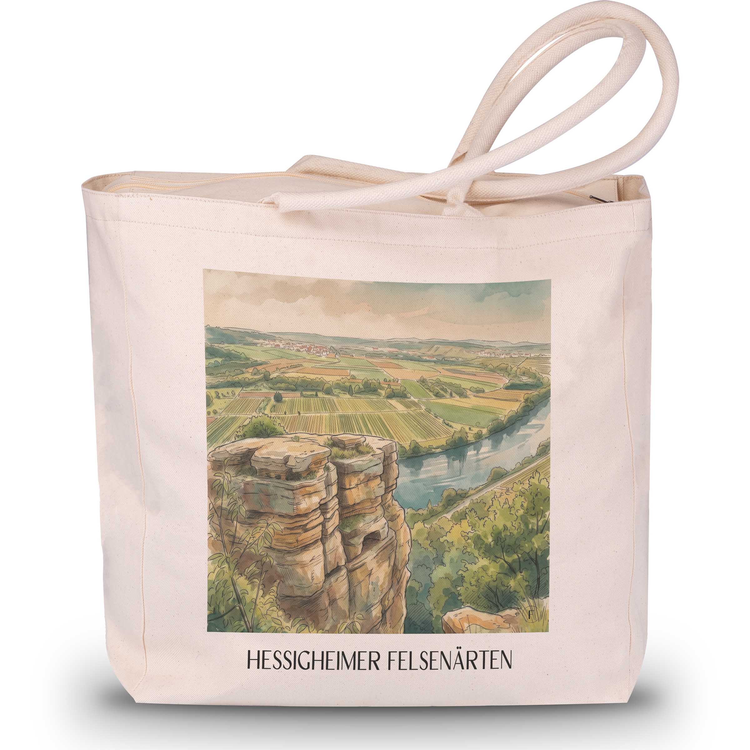 hessigheimer-felsenärten-neckartal-deutschland-einkaufstasche-aquarell