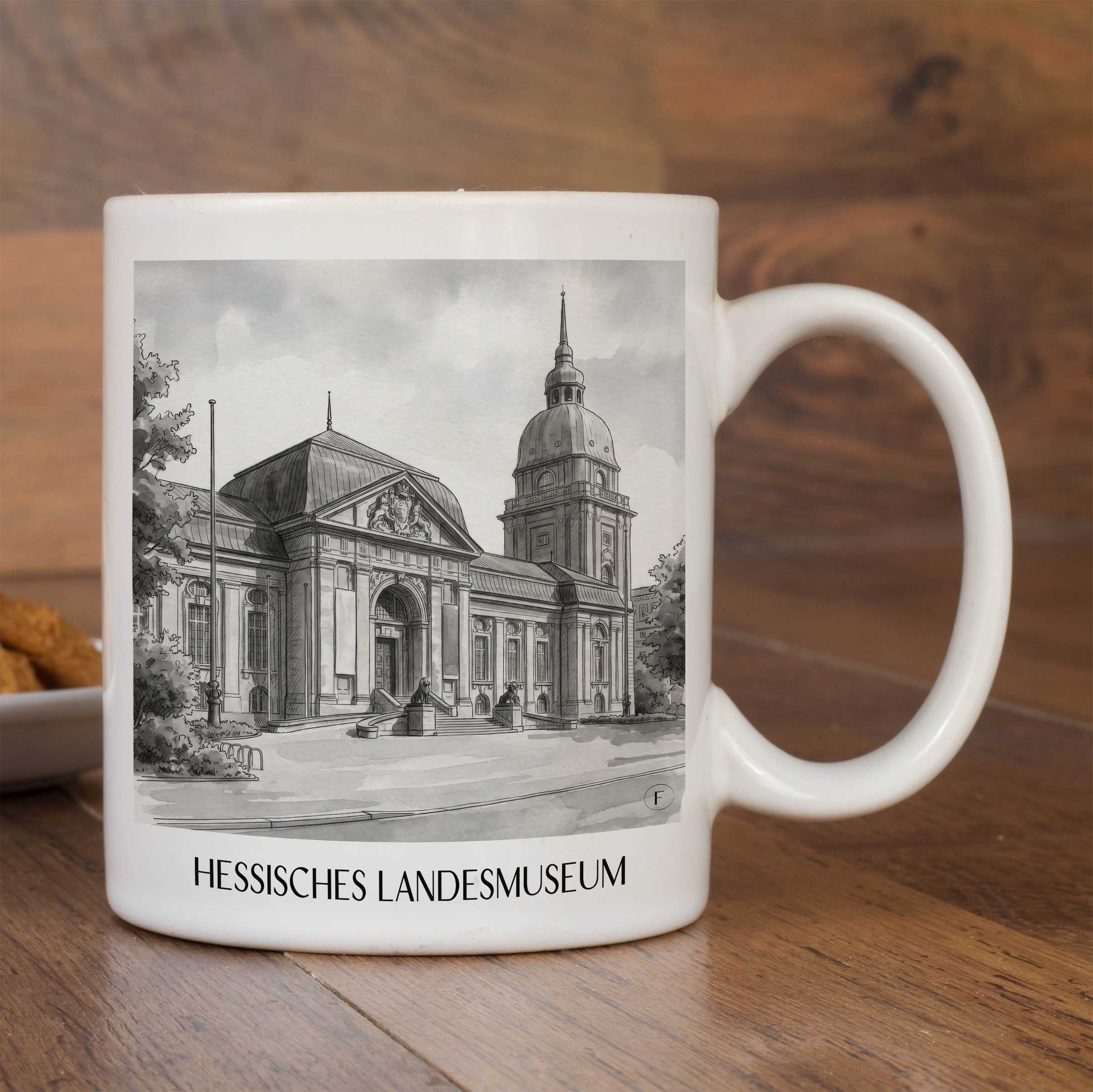 hessisches-landesmuseum-darmstadt-deutschland-kaffeebecher-aquarell-schwarz-weiss