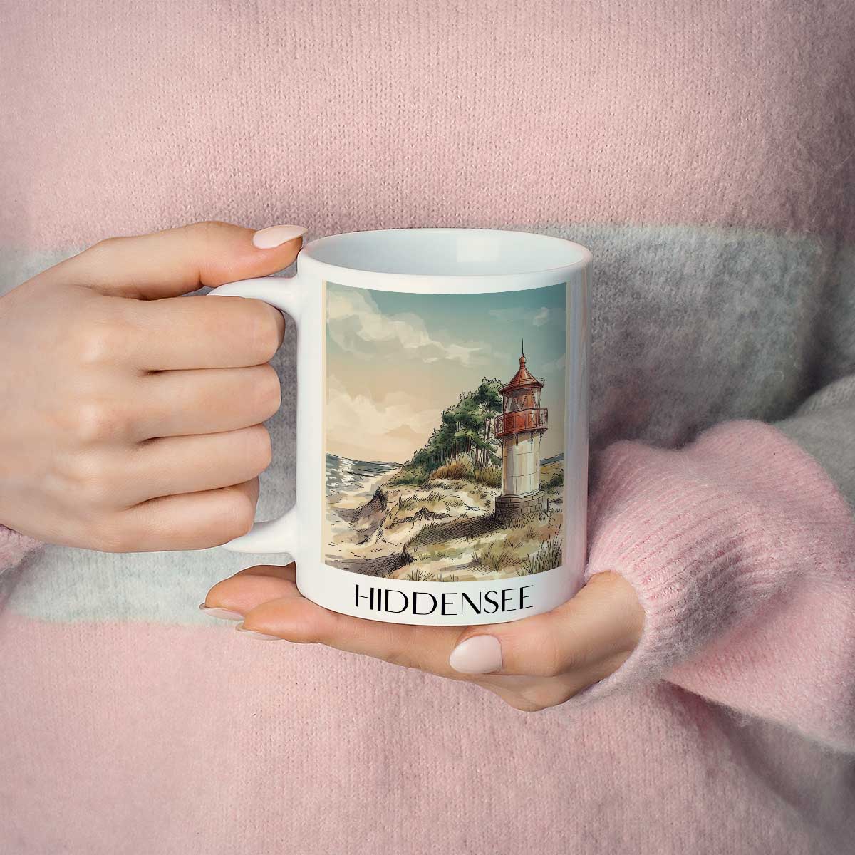 hiddensee-vorpommern-deutschland-kaffeebecher-aquarell