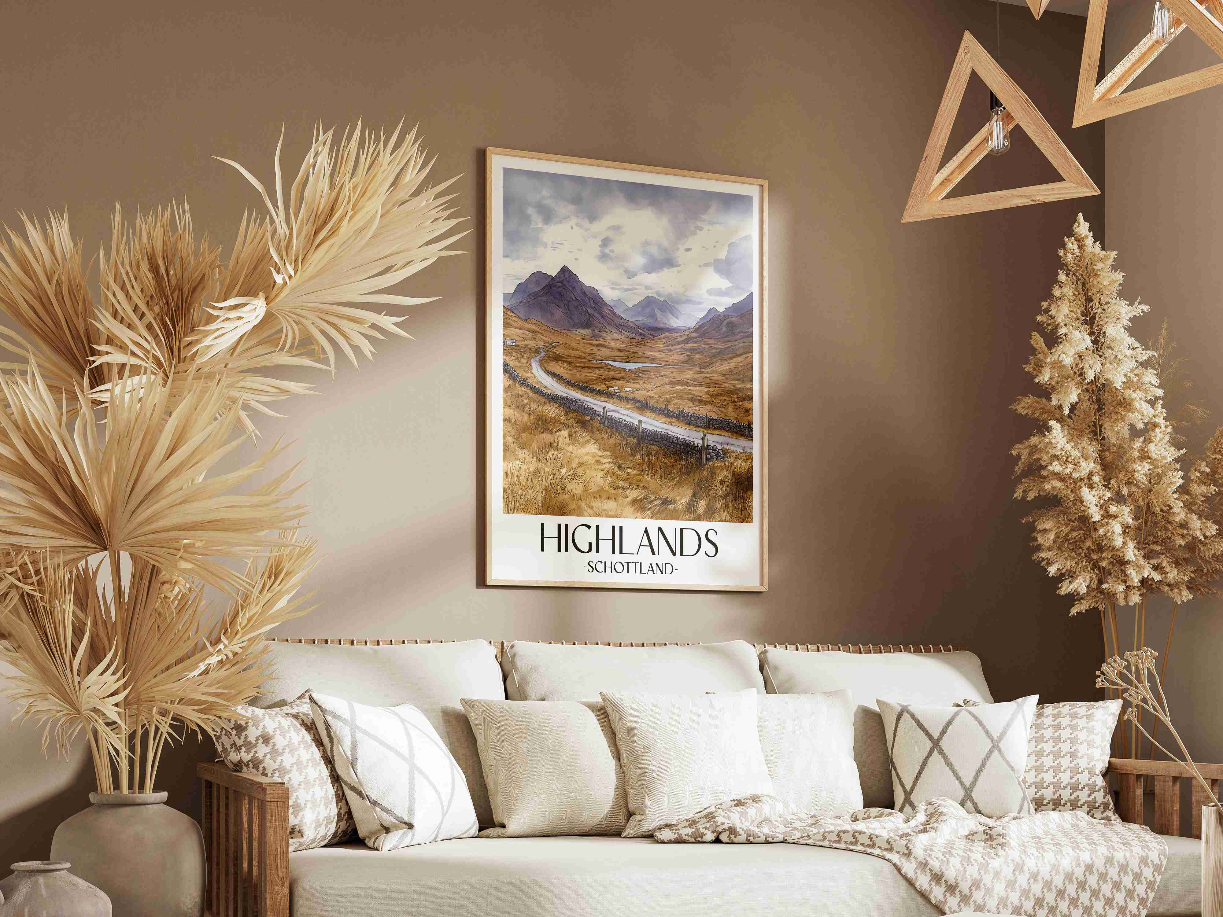 highlands-schottland-poster-aquarell
