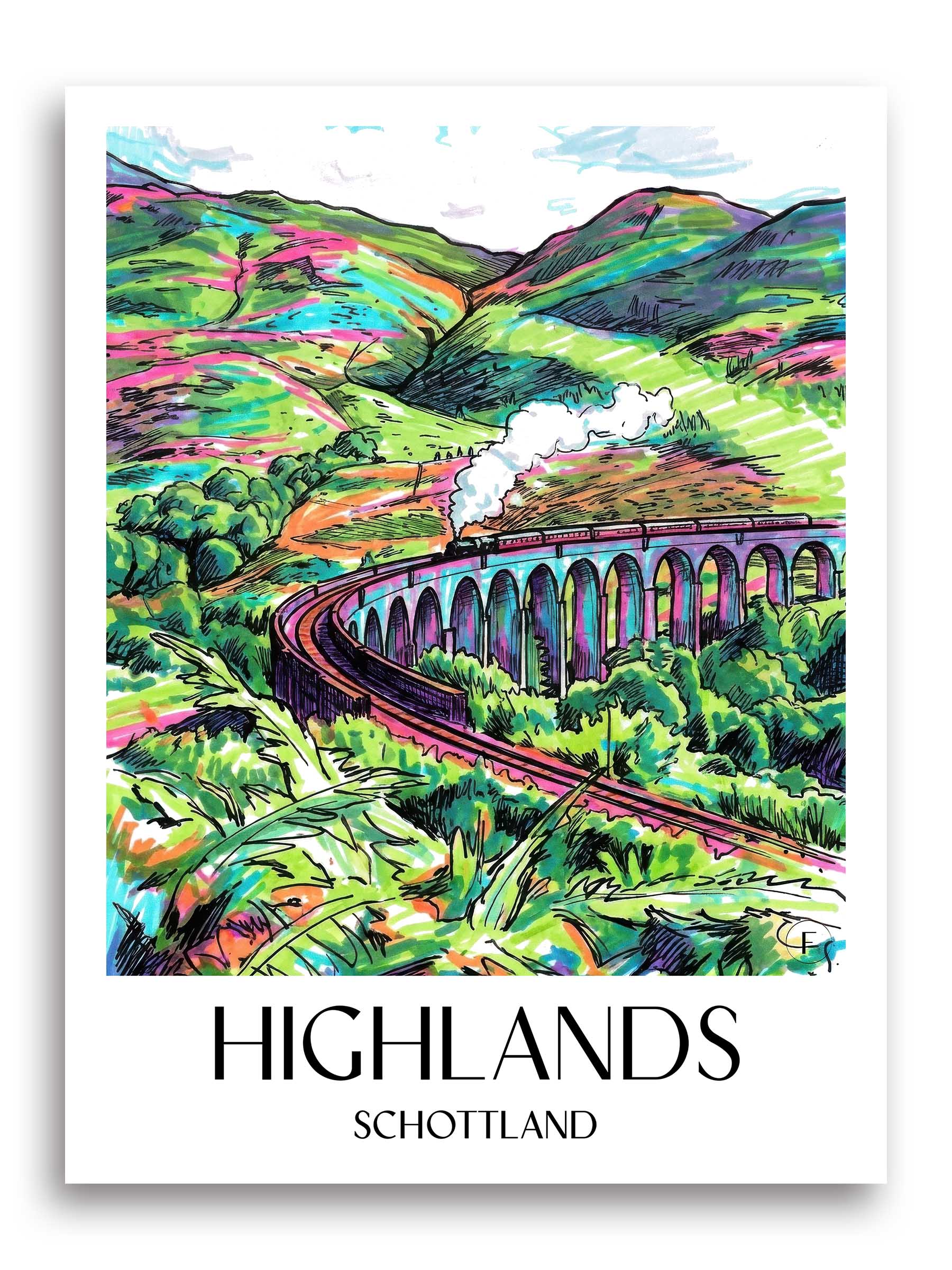 highlands-schottland-schottland-poster-graffiti