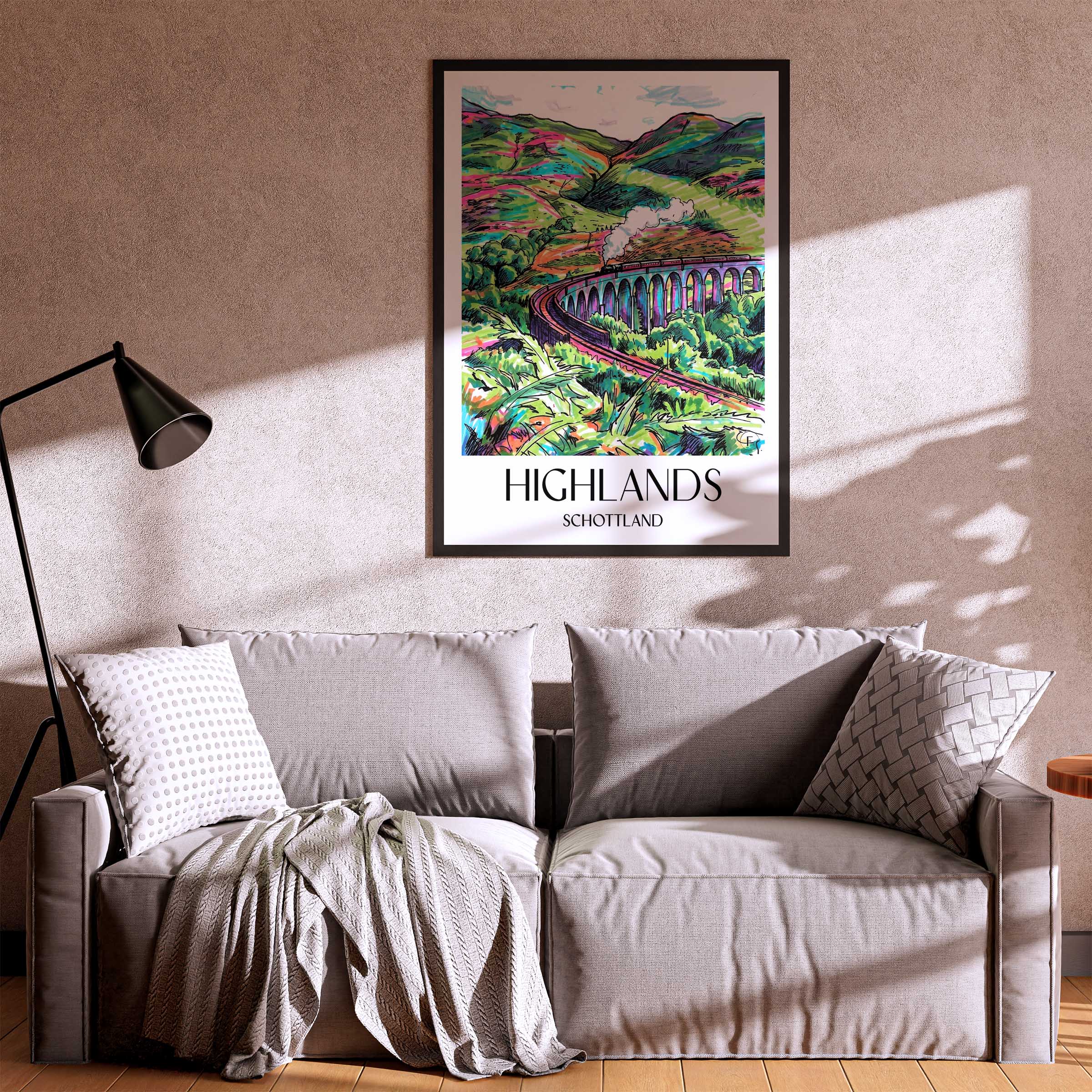 highlands-schottland-schottland-poster-graffiti