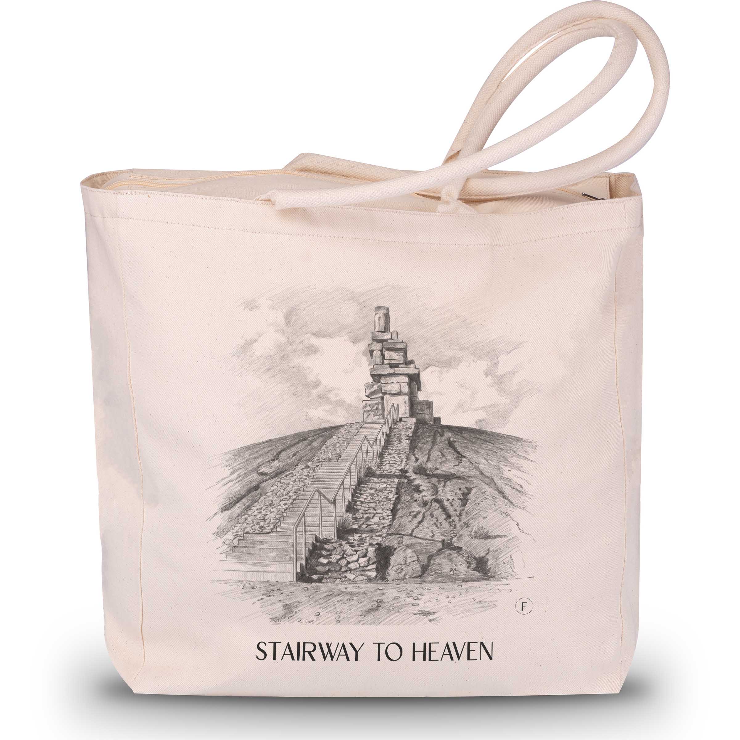 Himmelstreppe Shopping Tasche - Gelsenkirchen - Deutschland Tote Bag - Einkaufstasche im Zeichnung Stil