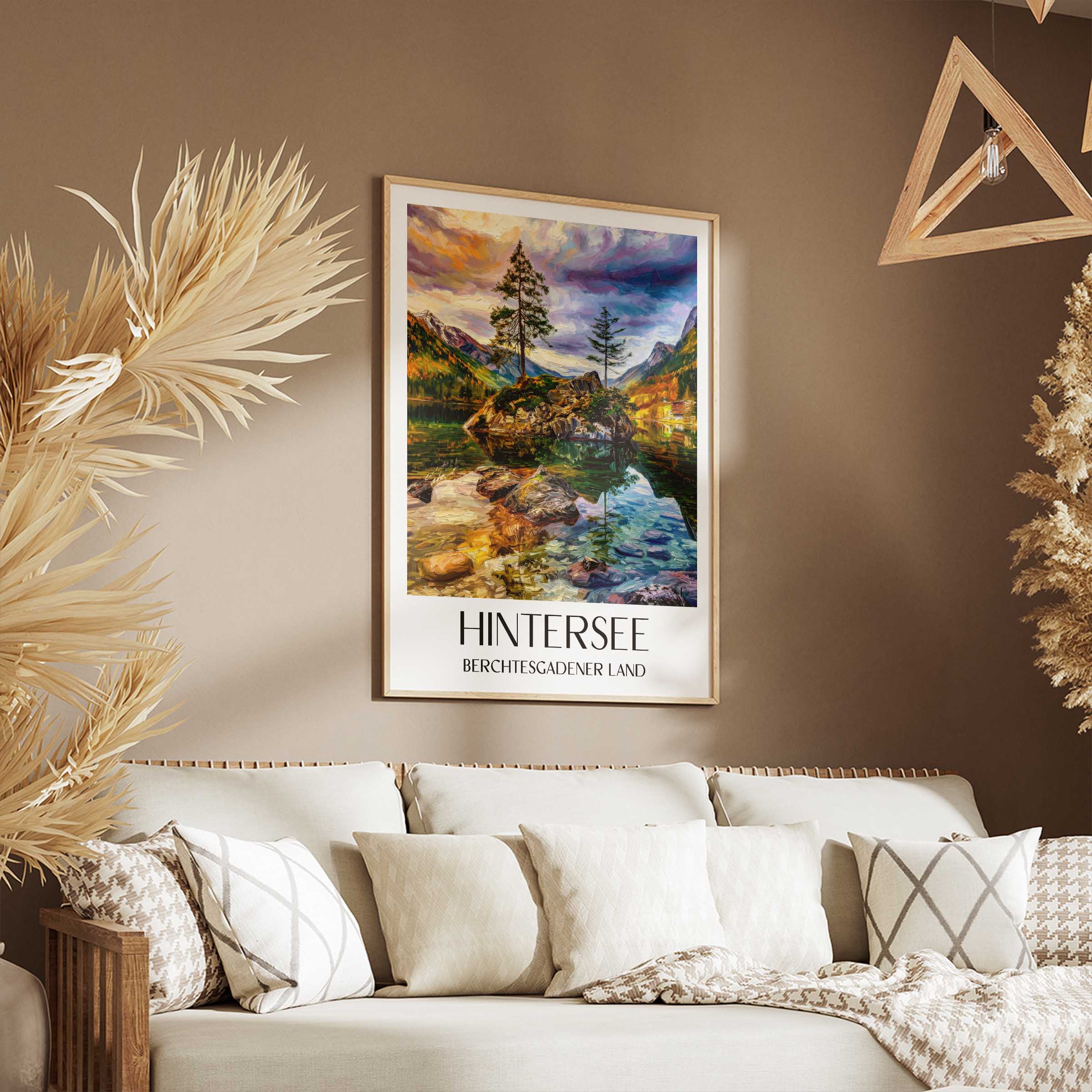 hintersee-berchtesgadener-land-deutschland-poster-oil-painting-oelgemaelde