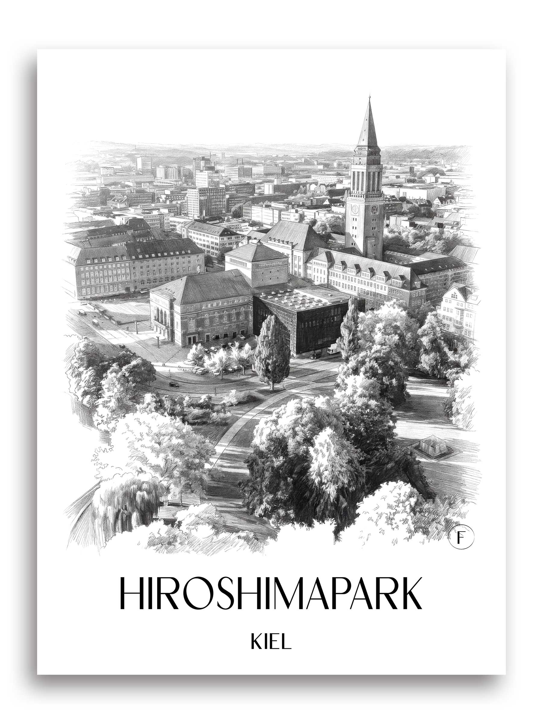 hiroshimapark-kiel-deutschland-poster-bleistift-zeichnung-drawing