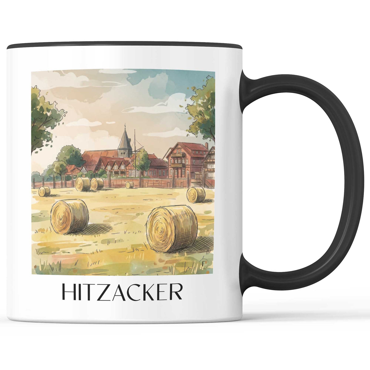 hitzacker-niedersachsen-deutschland-kaffeebecher-aquarell