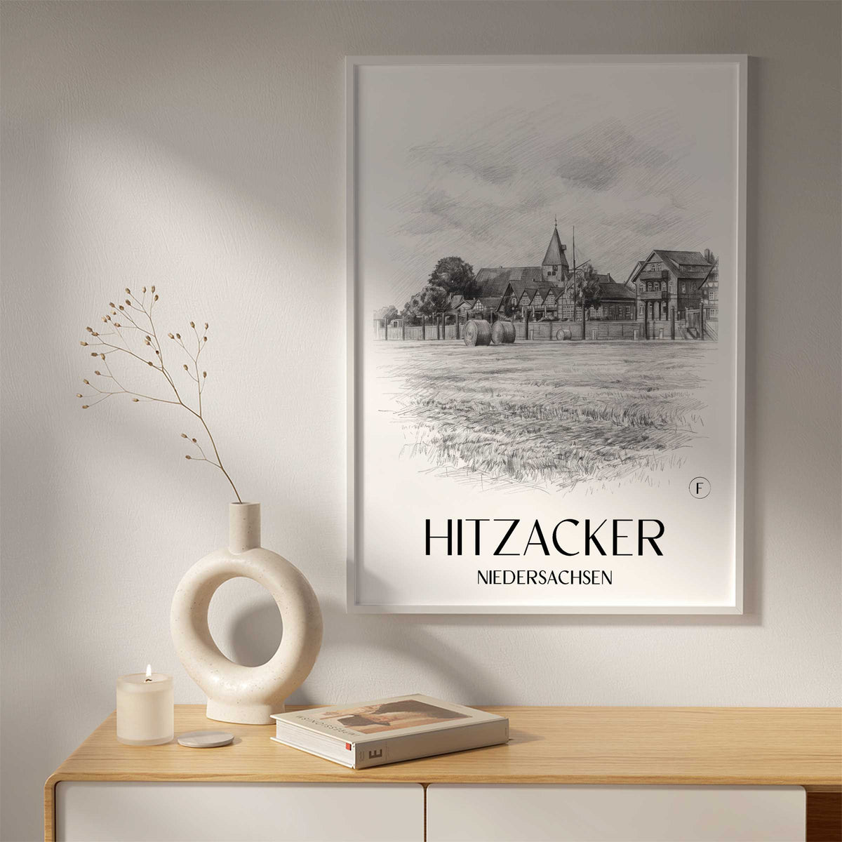 hitzacker-niedersachsen-deutschland-poster-bleistift-zeichnung-drawing