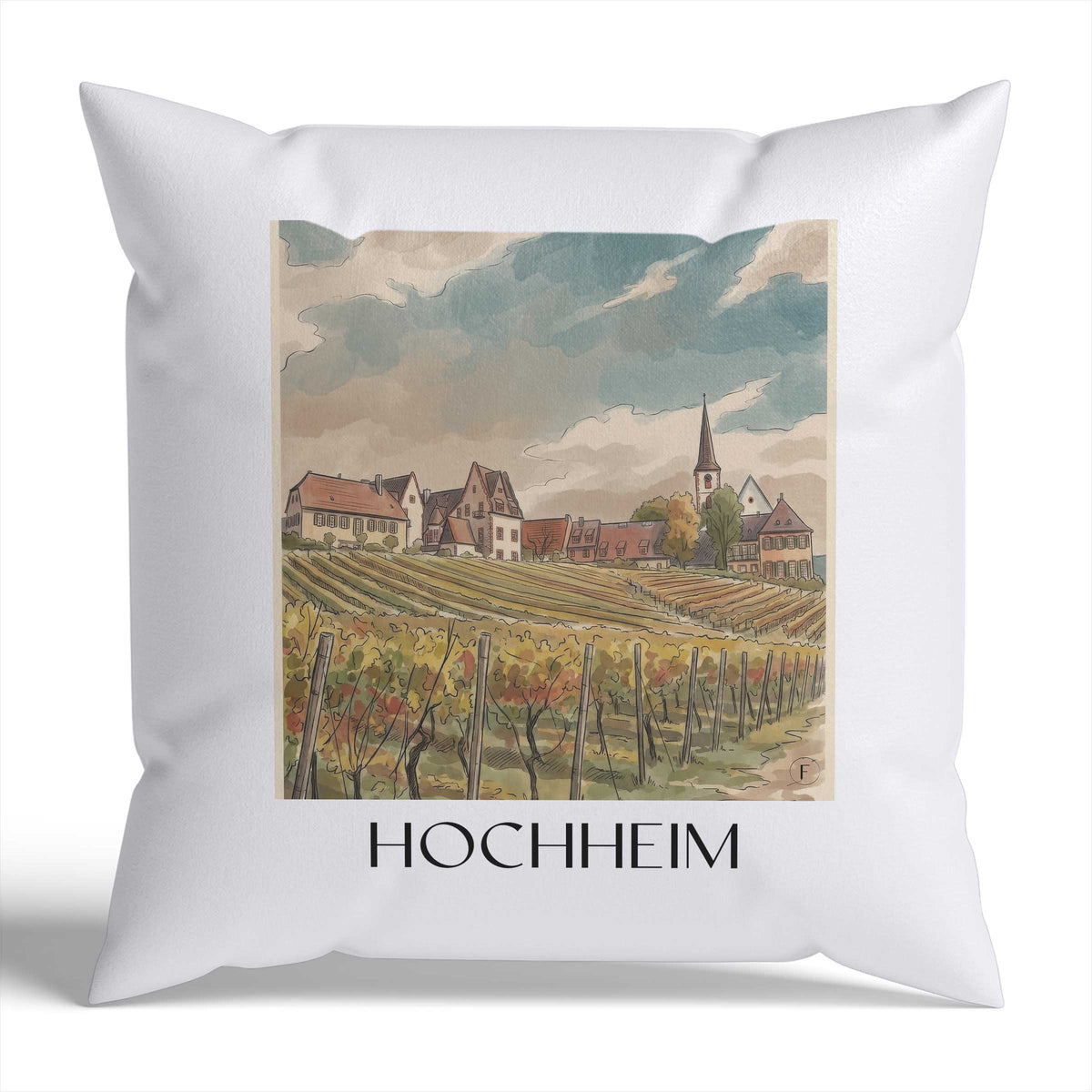 hochheim-taunus-deutschland-kissenbezug-aquarell
