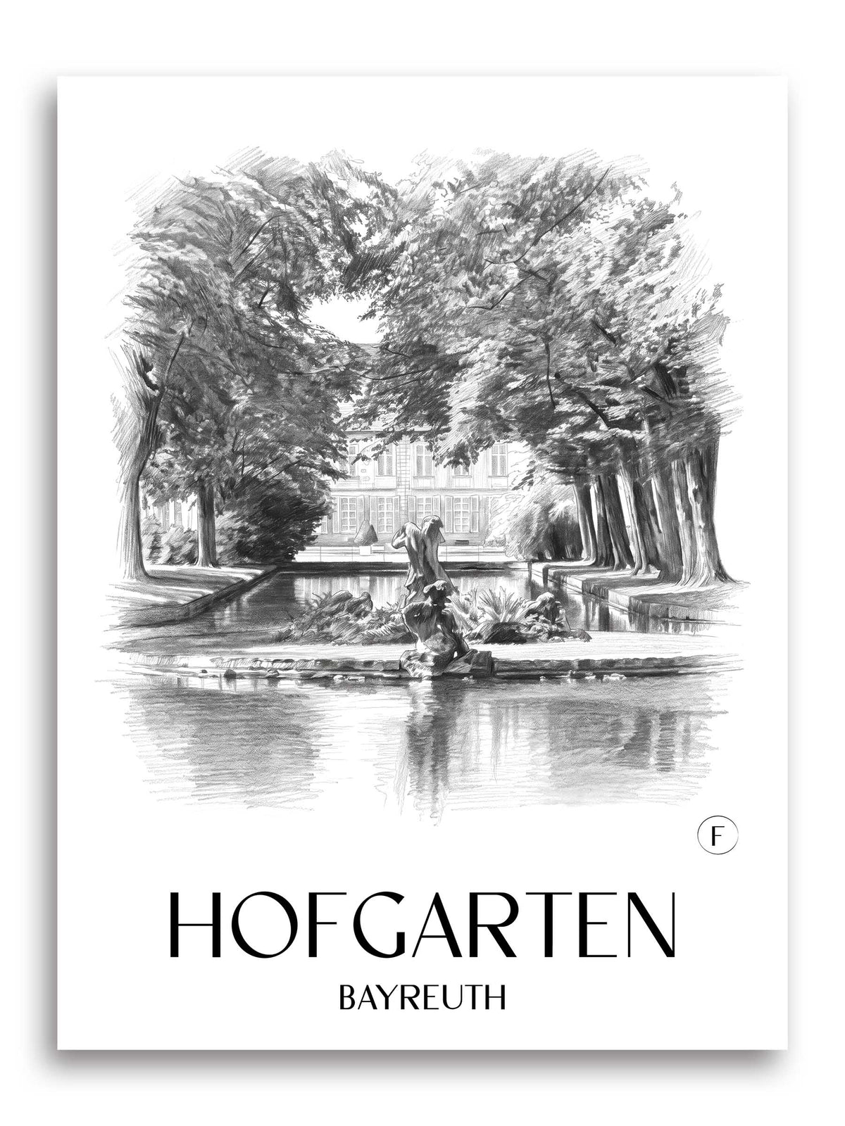 hofgarten-bayreuth-deutschland-poster-bleistift-zeichnung-drawing