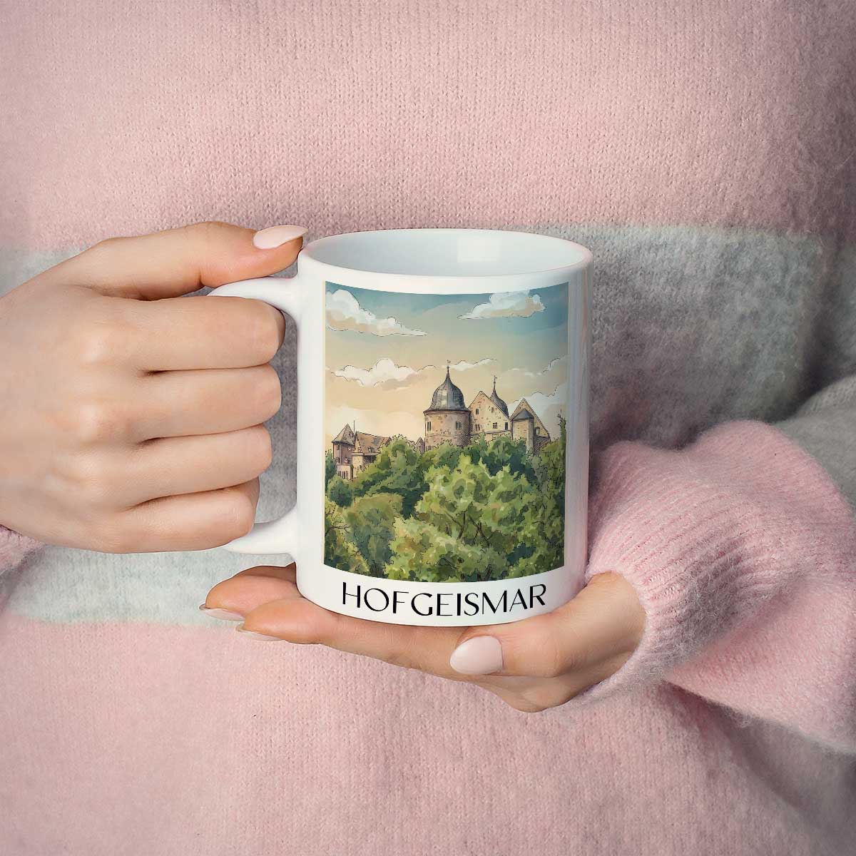 hofgeismar-hessen-deutschland-kaffeebecher-aquarell