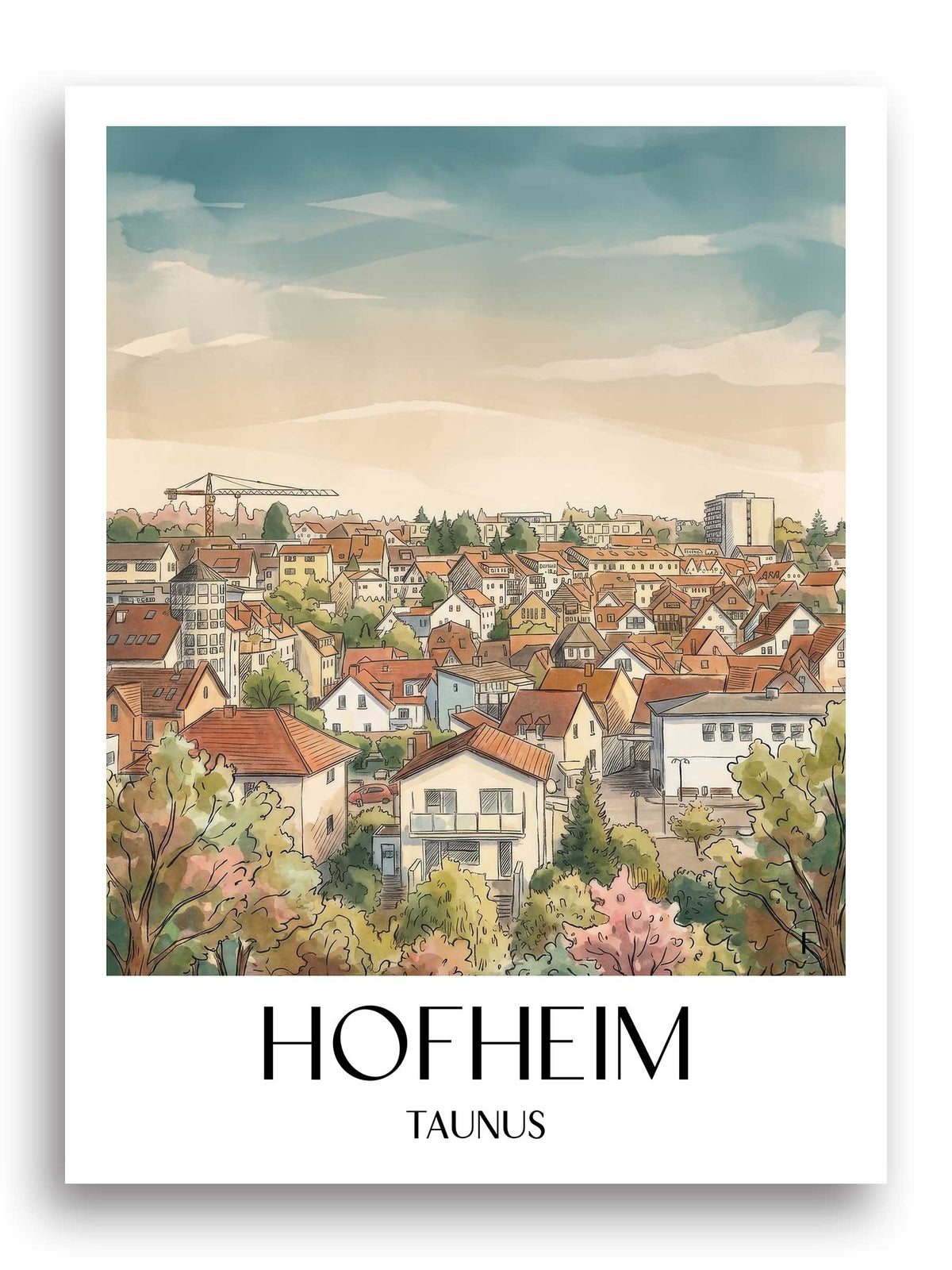 hofheim-taunus-deutschland-poster-aquarell