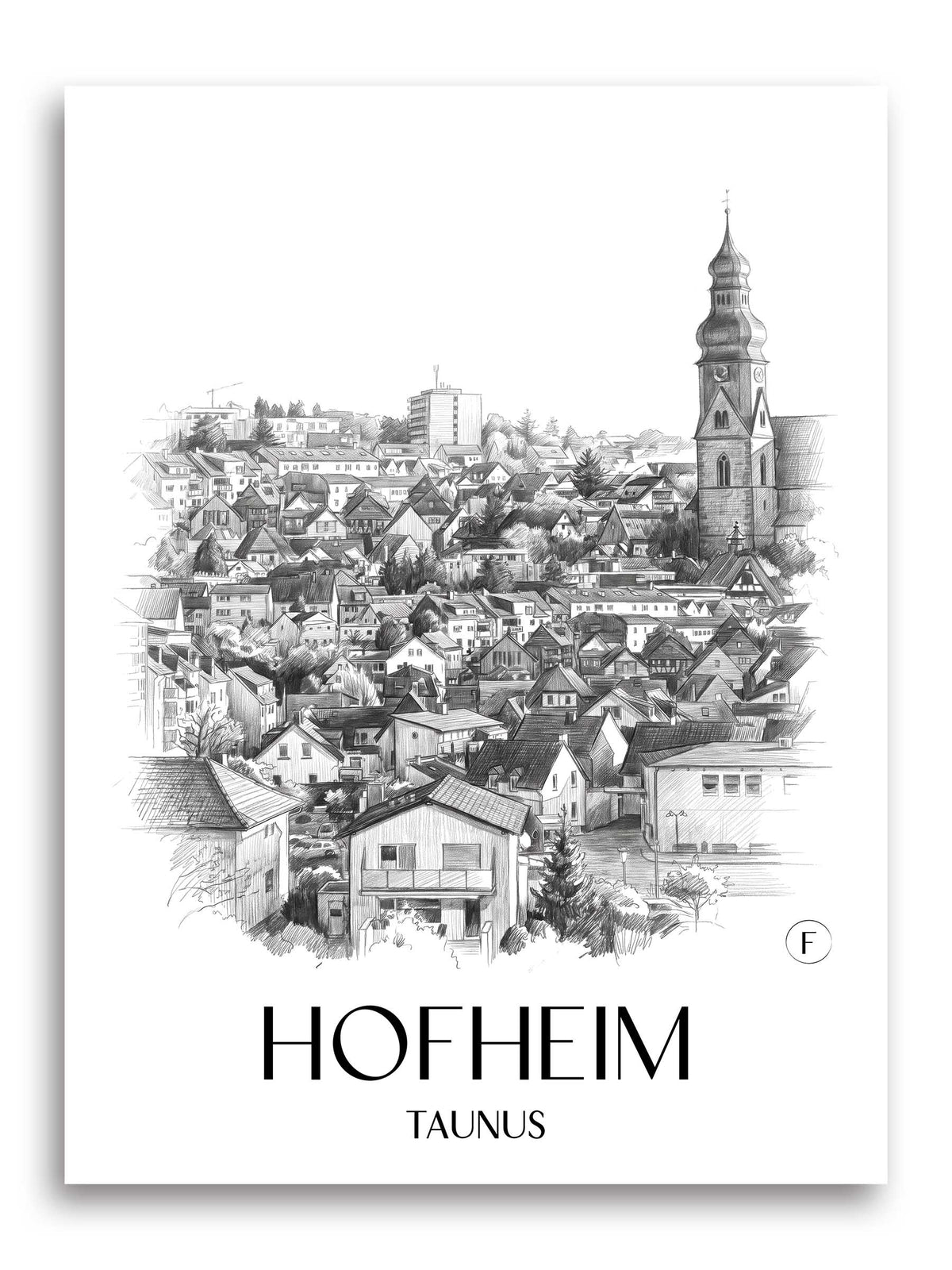 hofheim-taunus-deutschland-poster-bleistift-zeichnung-drawing