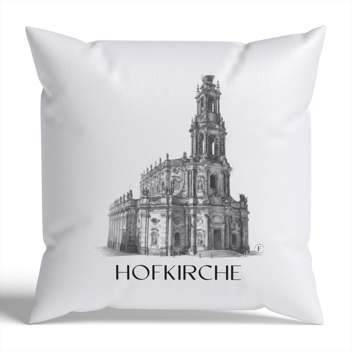 hofkirche-dresden-deutschland-kissenbezug-bleistift-zeichnung-drawing