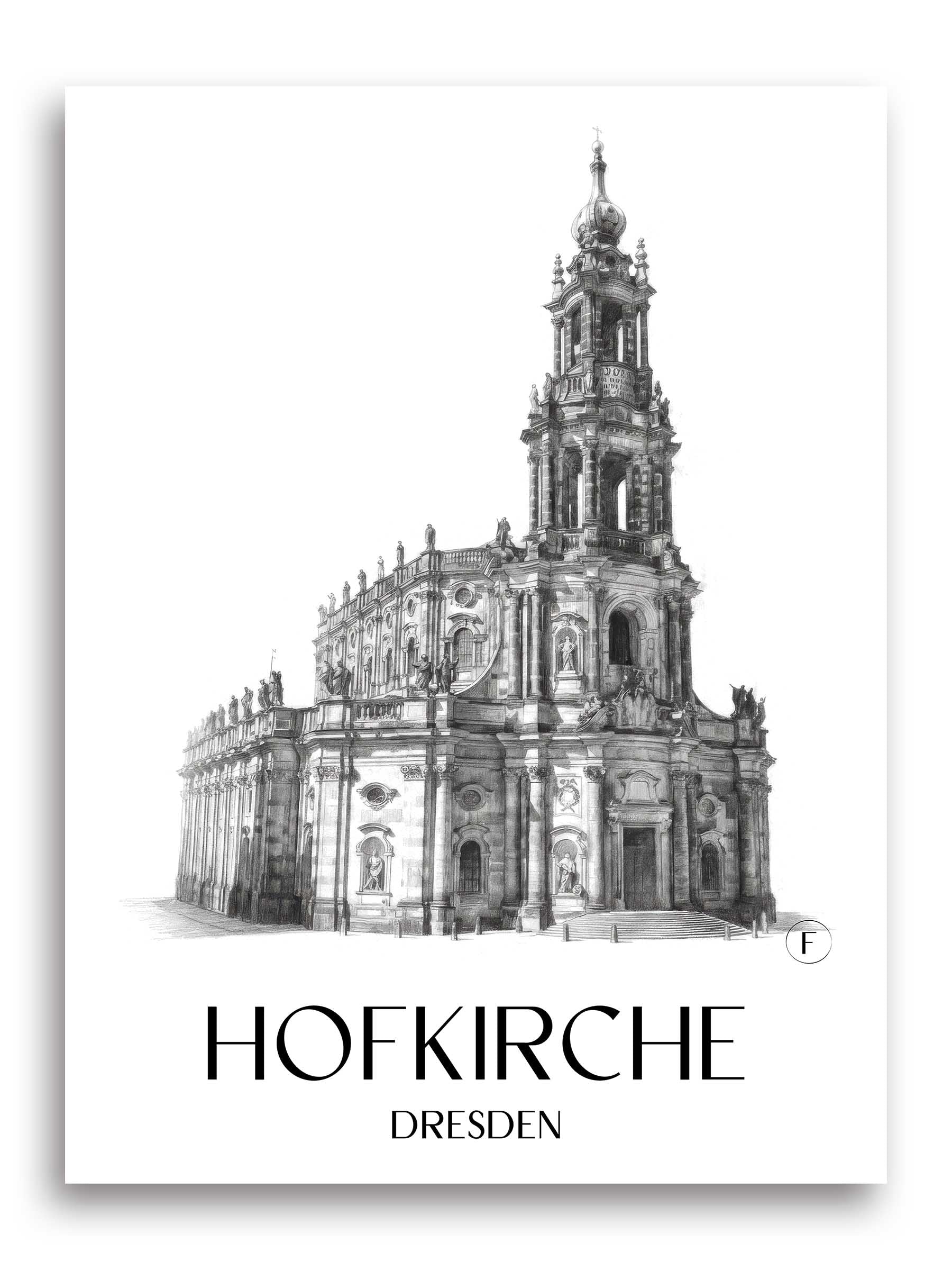 hofkirche-dresden-deutschland-poster-bleistift-zeichnung-drawing