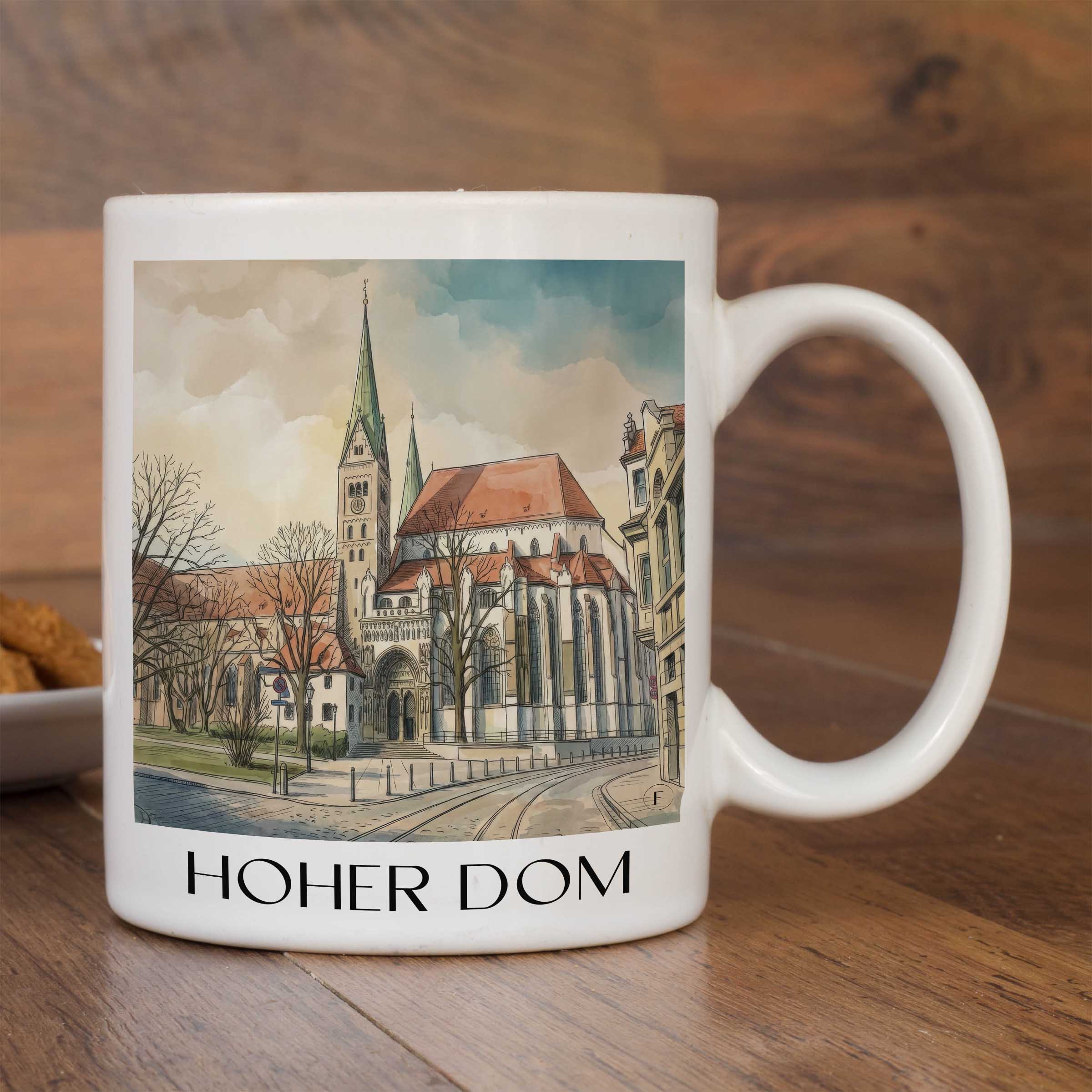 hoher-dom-augsburg-deutschland-kaffeebecher-aquarell