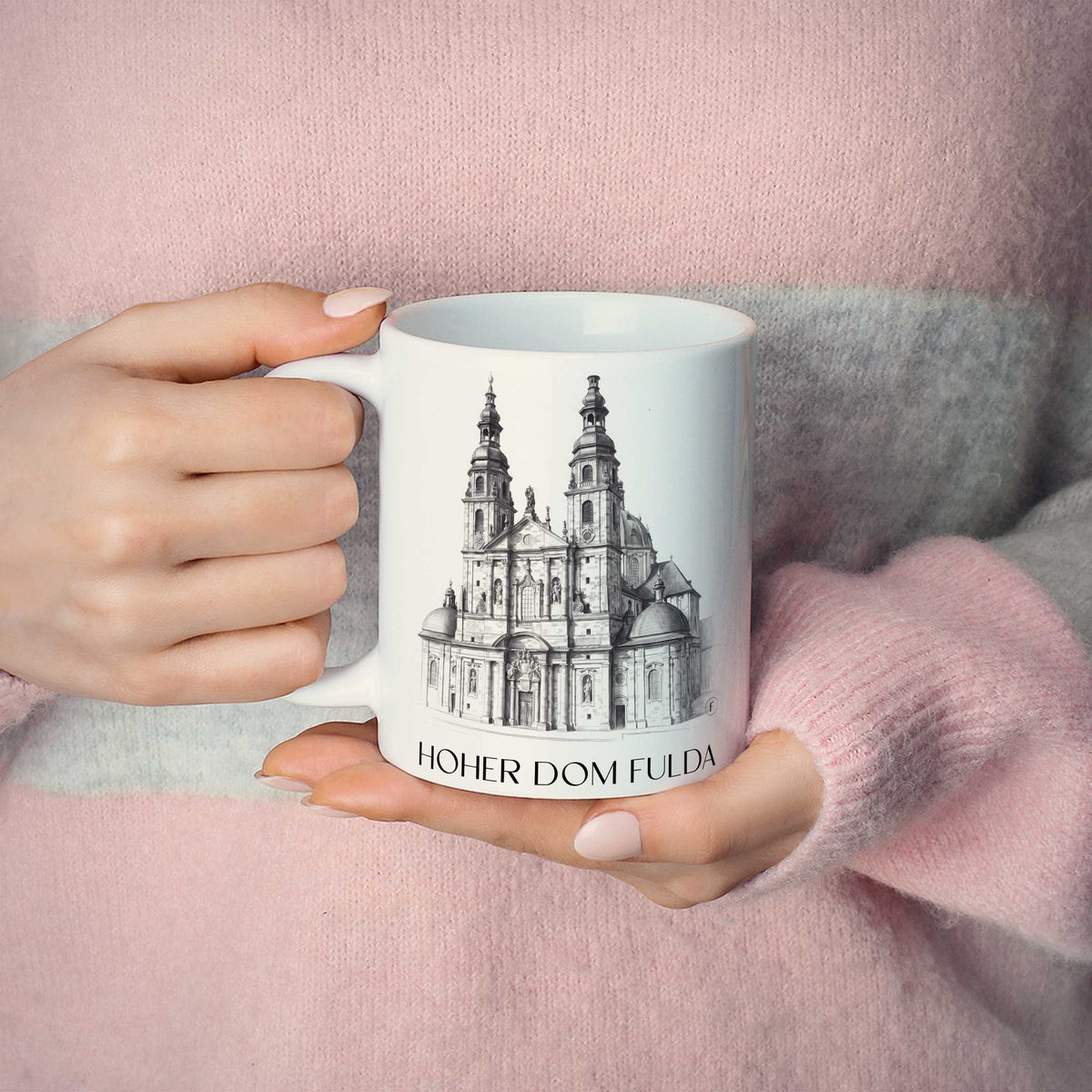 hoher-dom-fulda-deutschland-kaffeebecher-bleistift-zeichnung-drawing