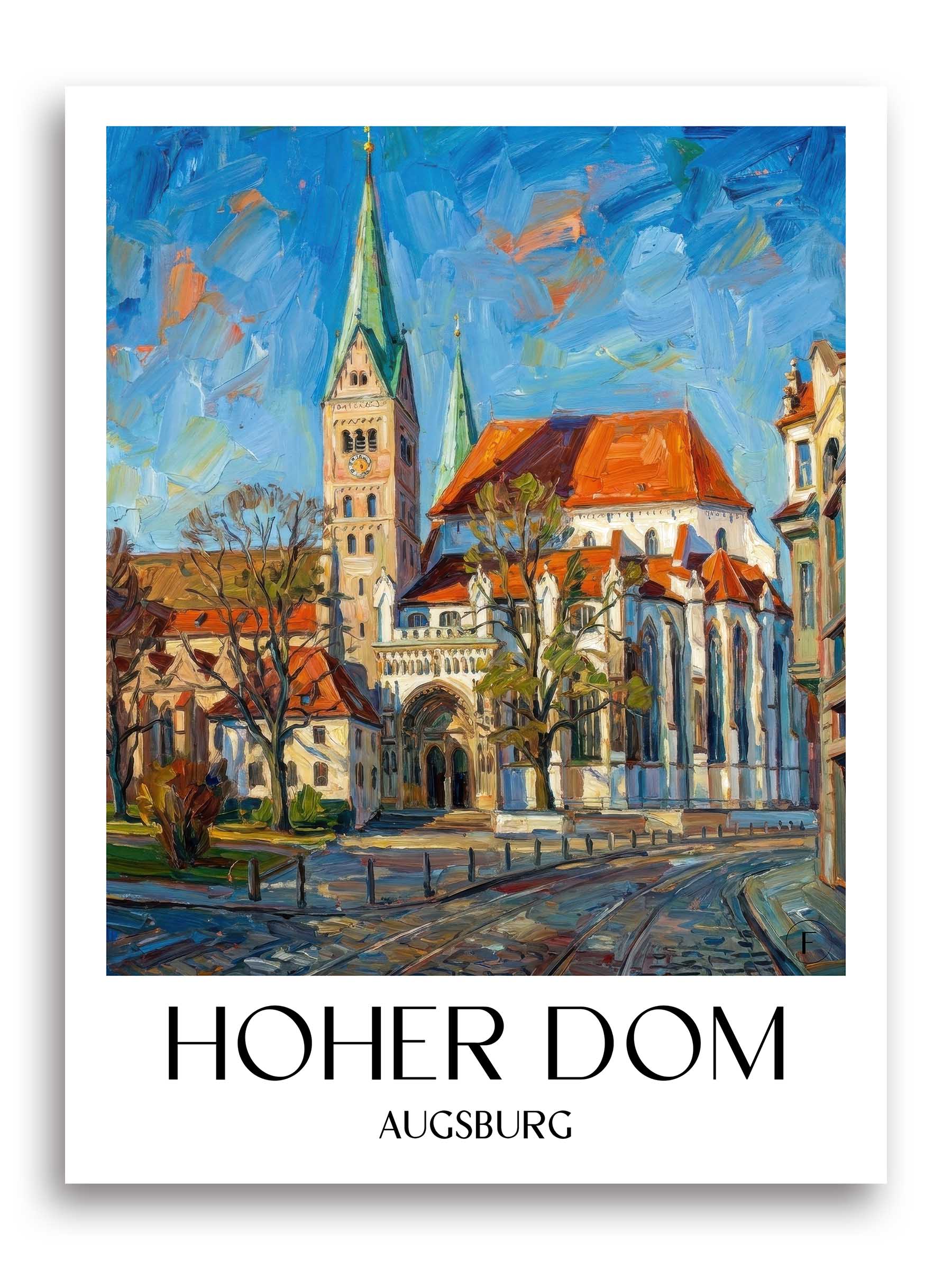 hoher-dom-augsburg-deutschland-poster-oil-painting-oelgemaelde