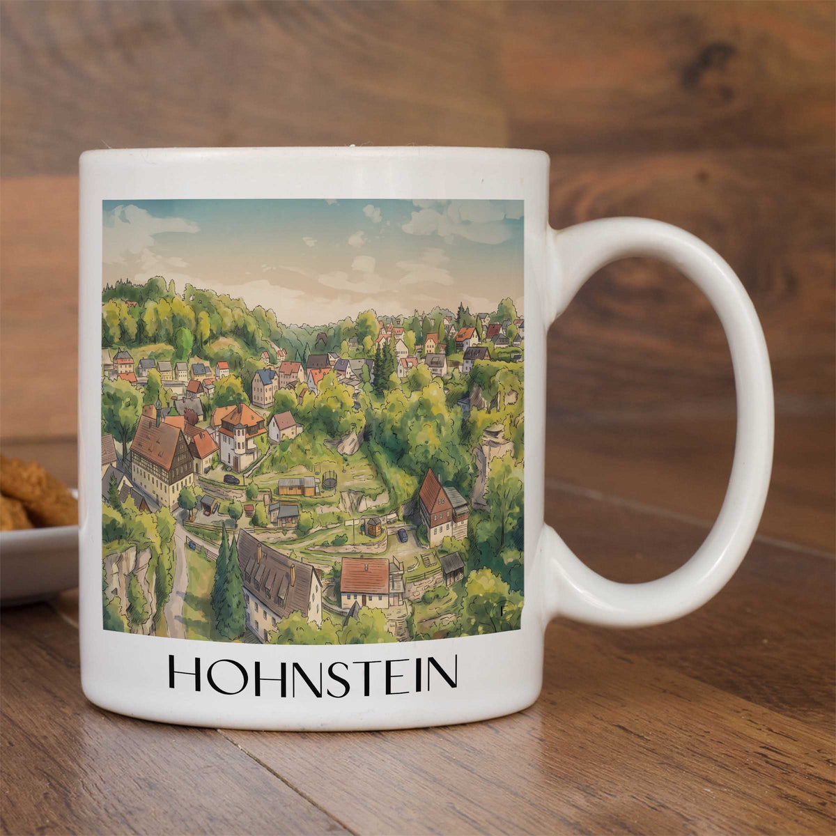 hohnstein-sächsische-schweiz-deutschland-kaffeebecher-aquarell