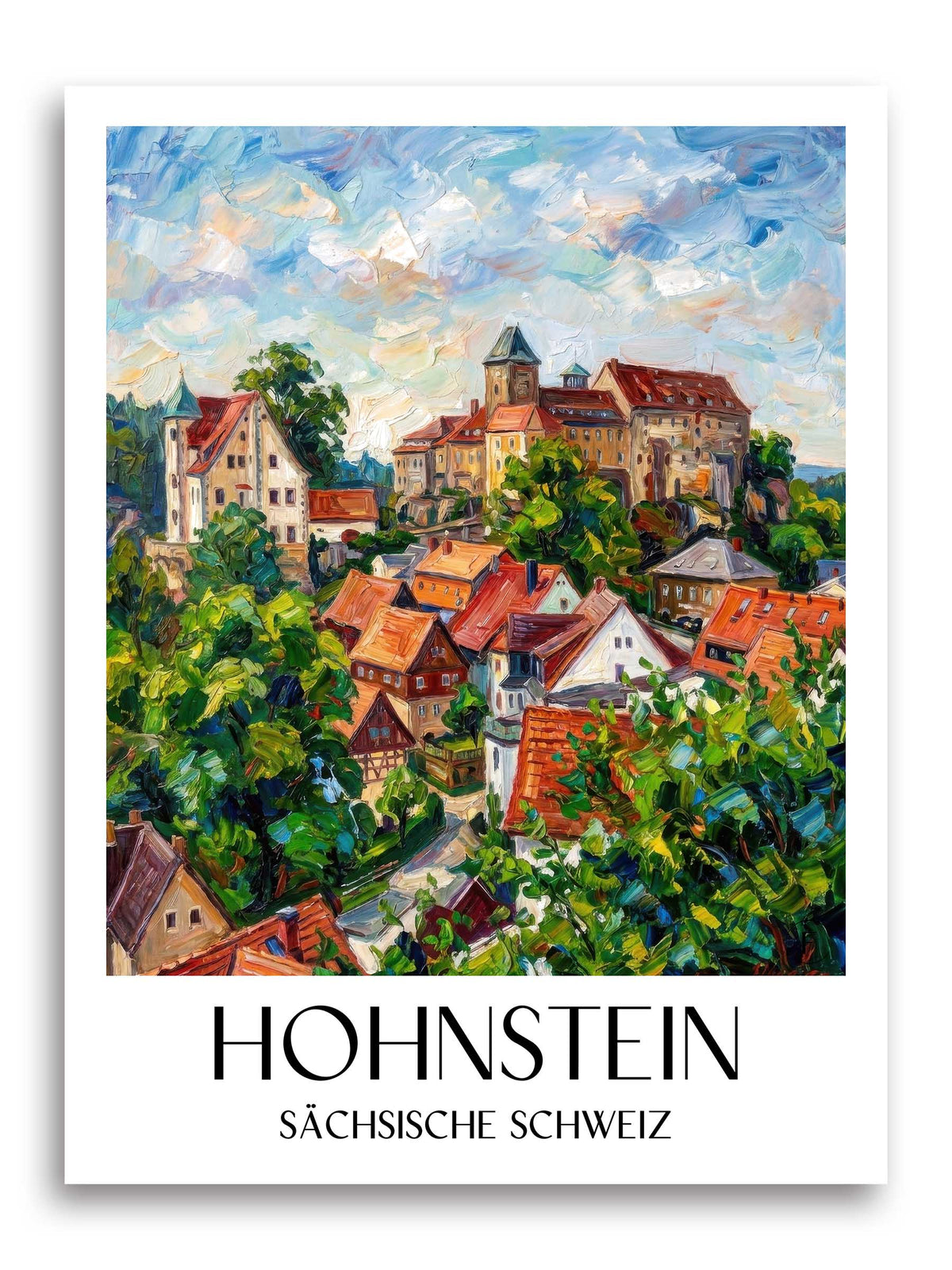 hohnstein-sächsische-schweiz-deutschland-poster-oil-painting-oelgemaelde