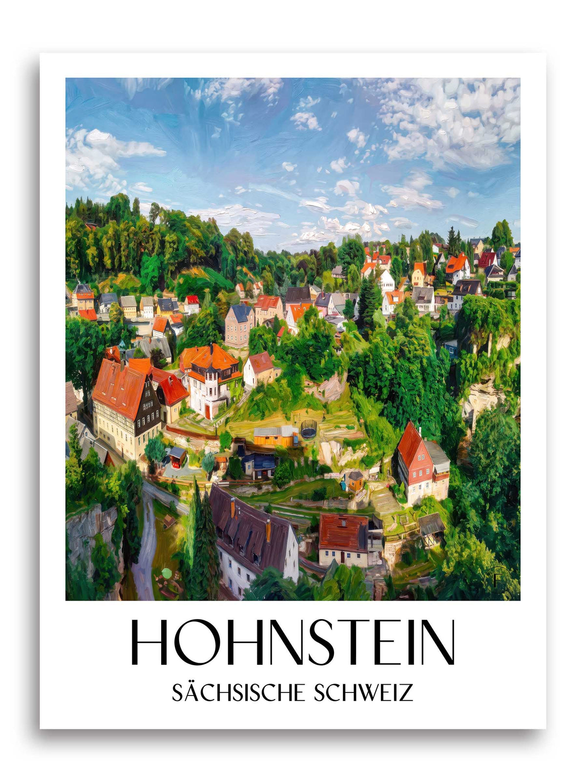 hohnstein-sächsische-schweiz-deutschland-poster-oil-painting-oelgemaelde
